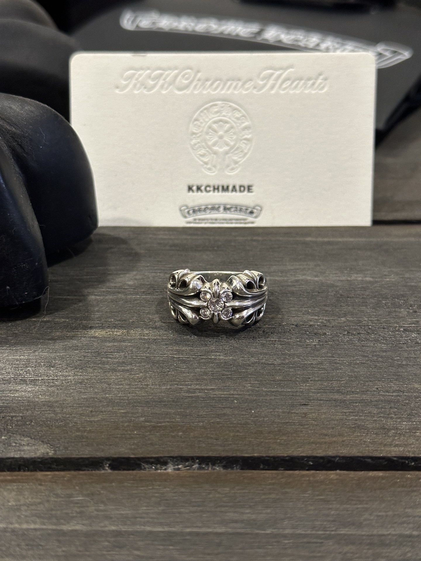 Rings, 925 silver with diamond customization