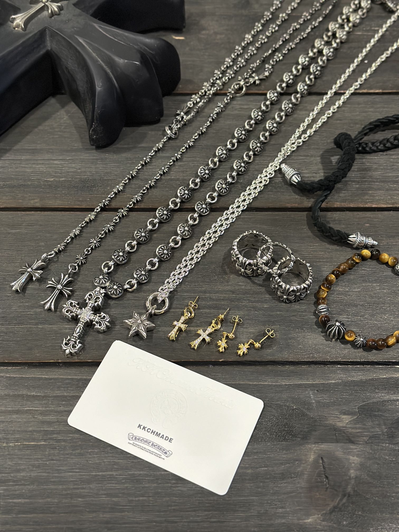 Custom order real shots: rings, earrings, keychains, gold-plated diamond-set customization, necklaces & pendants, silver bead bracelets
