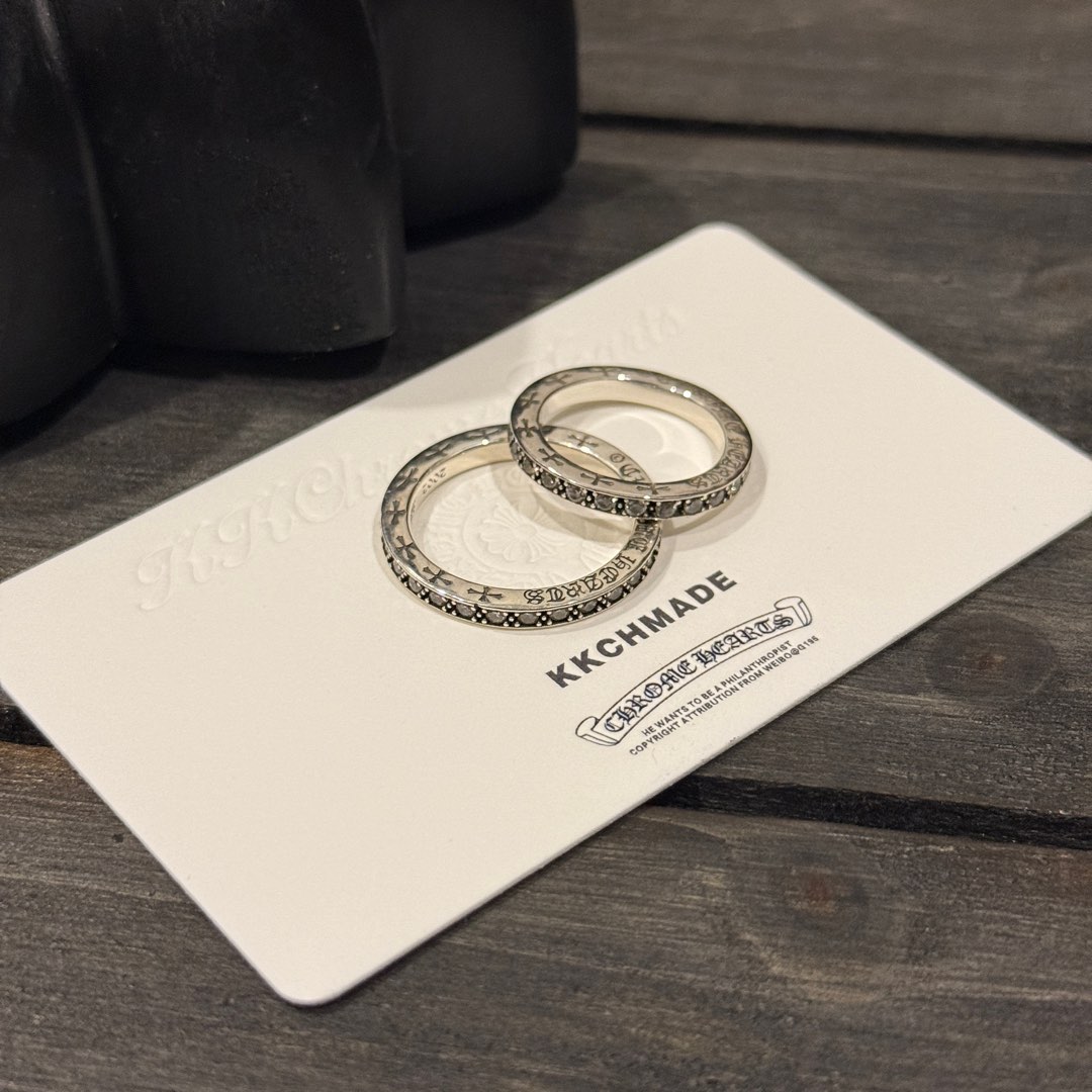 Rings, 925 silver with diamond customization