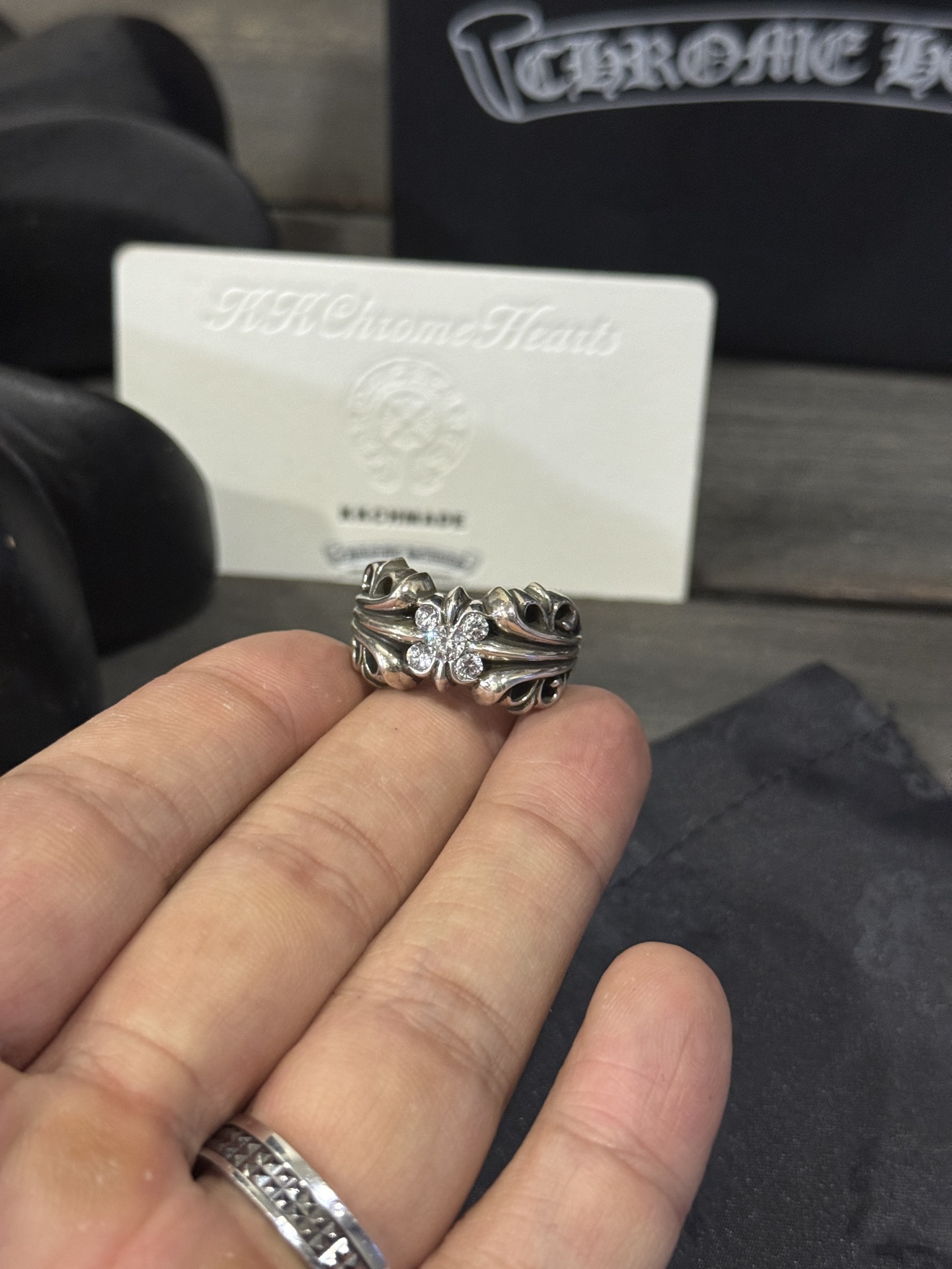 Rings, 925 silver with diamond customization