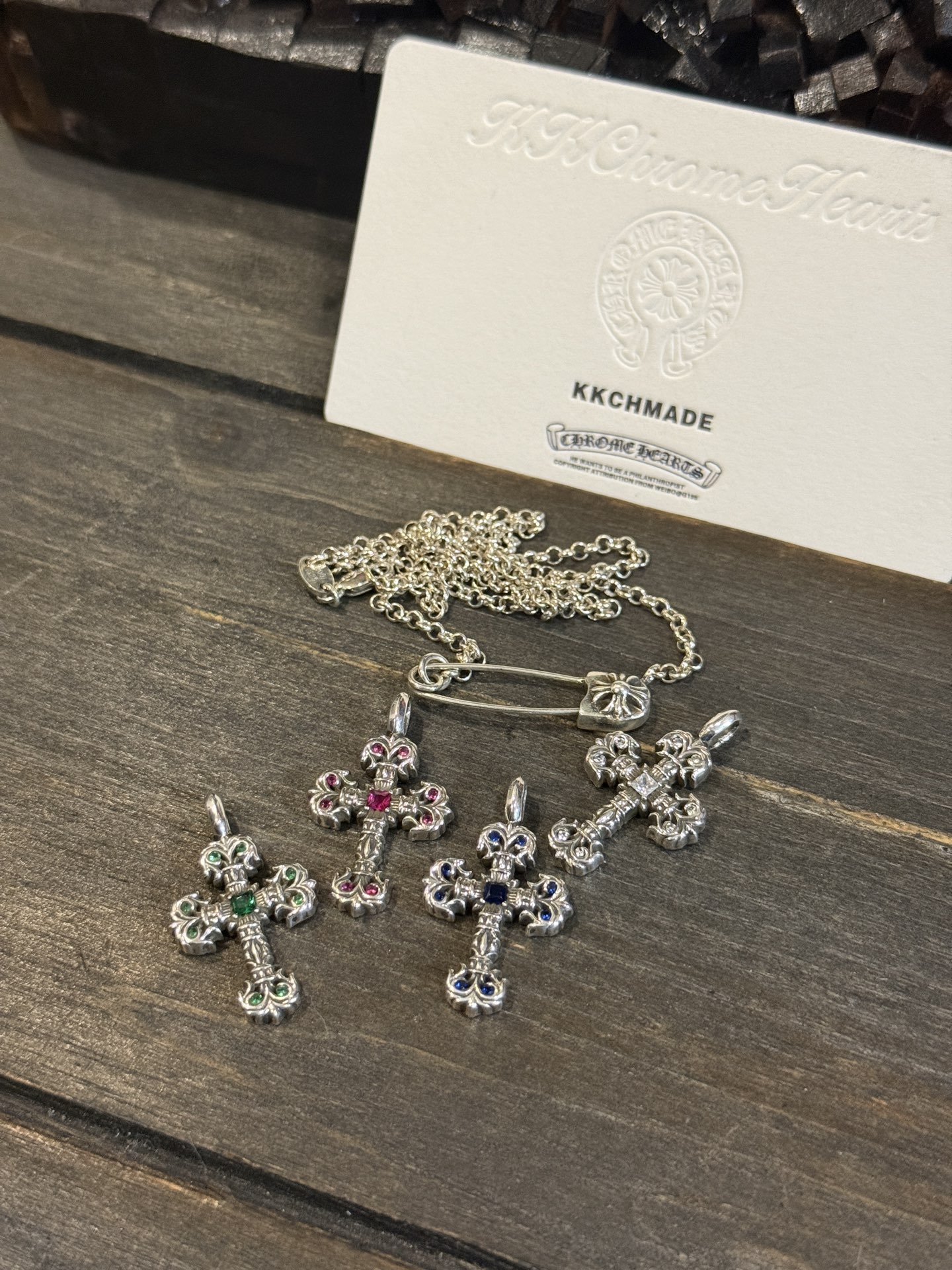 Necklace Pendant, 925 Silver Diamond Custom