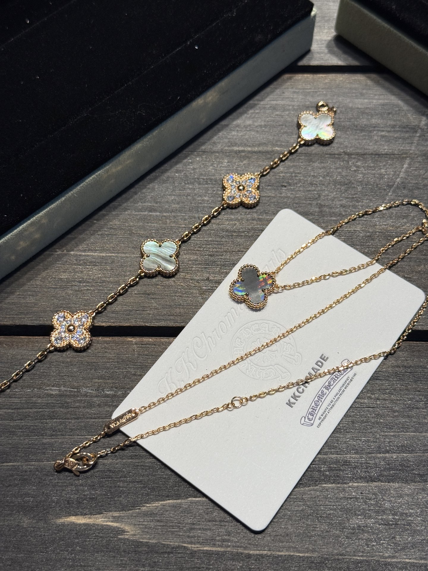 VCA bracelet, VCA necklace