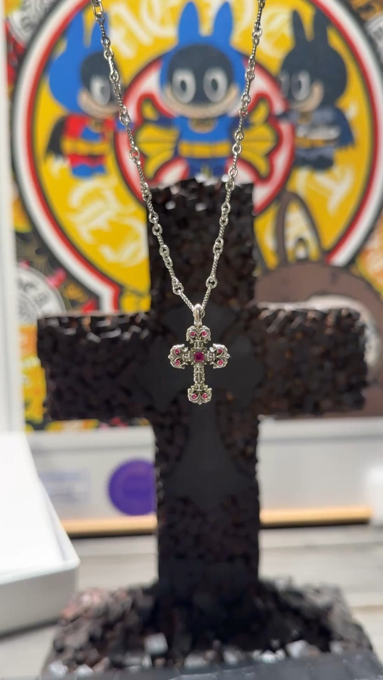 Necklace Pendant, 925 Silver Diamond Custom