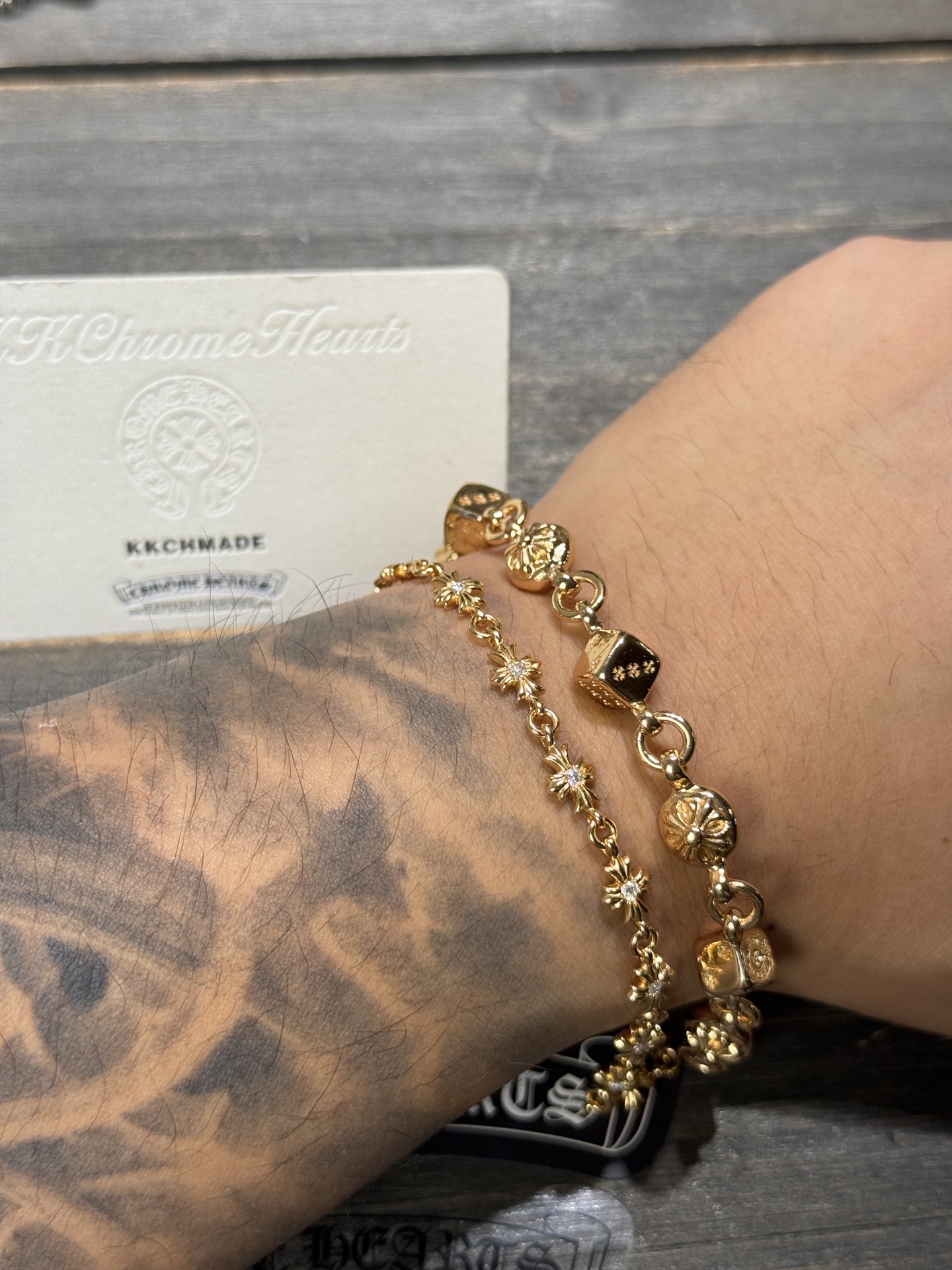 Custom Gold-Plated Diamond Setting, Bracelet Bangle