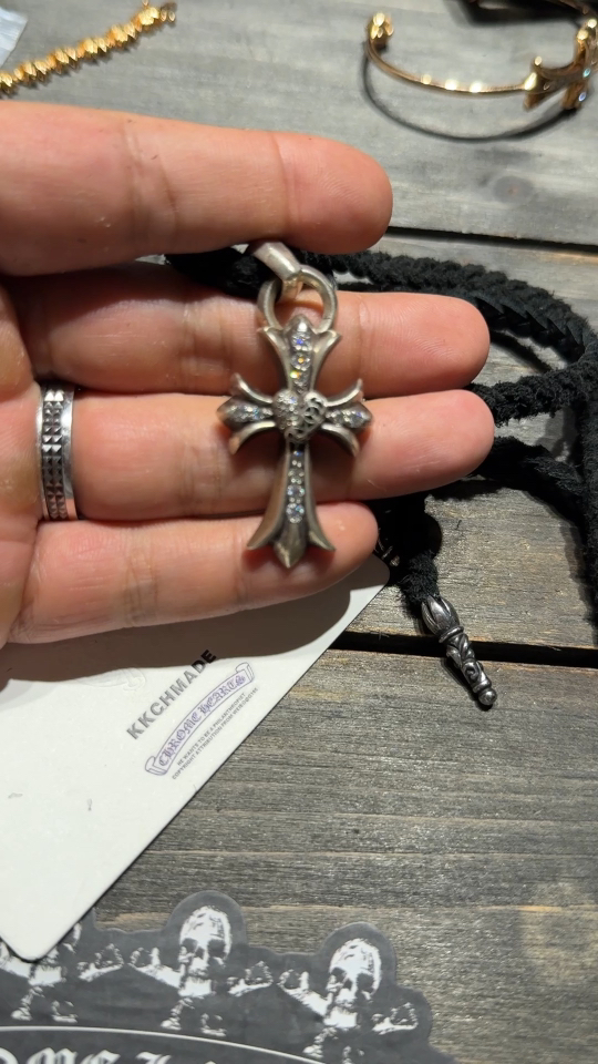 Necklace Pendant, 925 Silver Diamond Custom