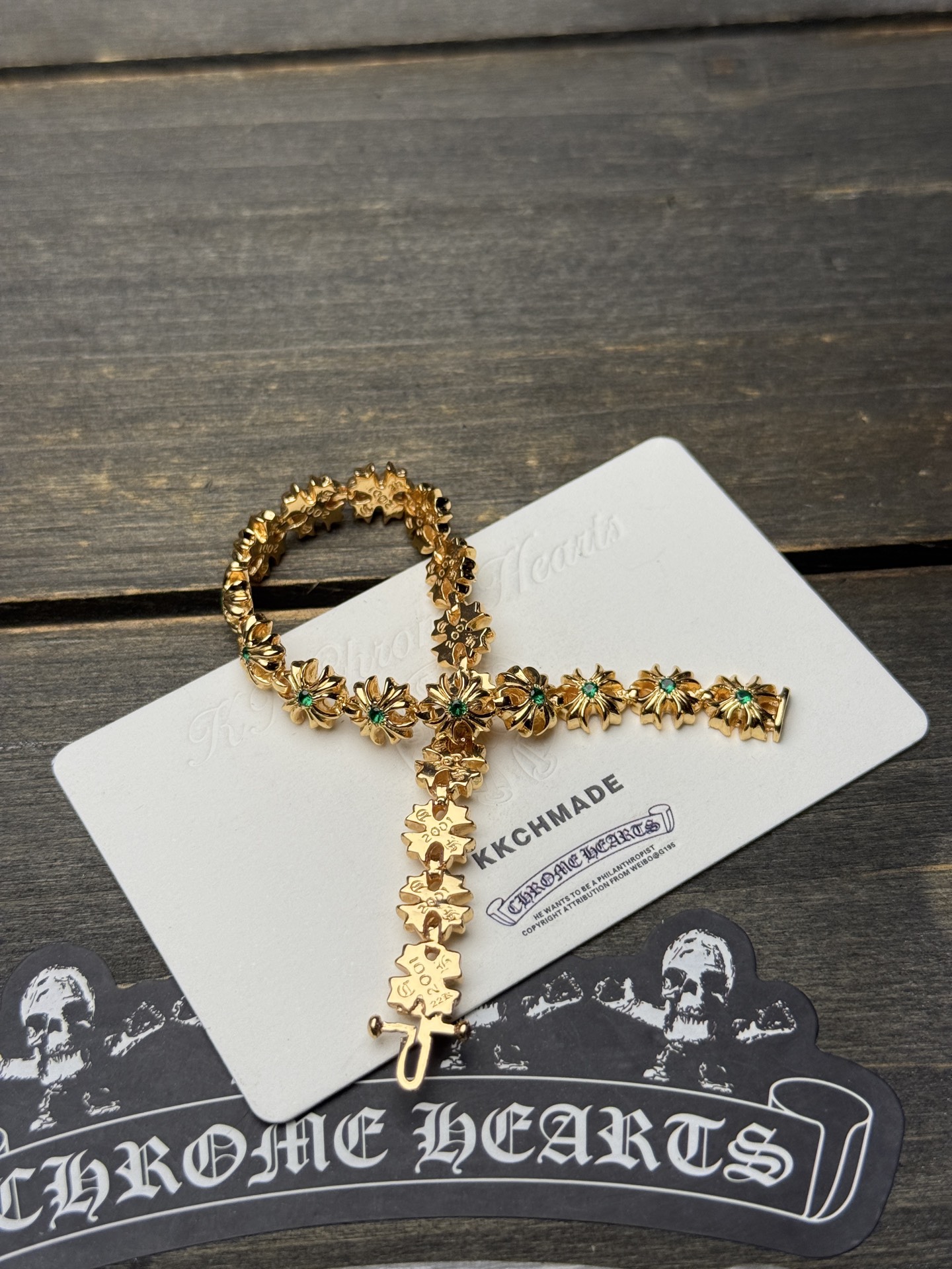 Custom Gold-Plated Diamond Setting, Bracelet Bangle