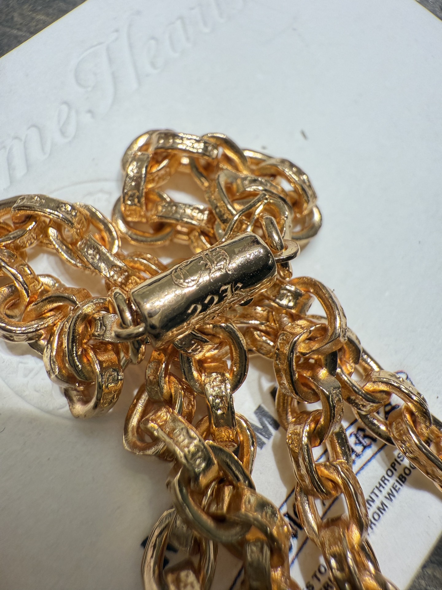 Custom Gold-Plated Diamond Setting, Necklace Pendant