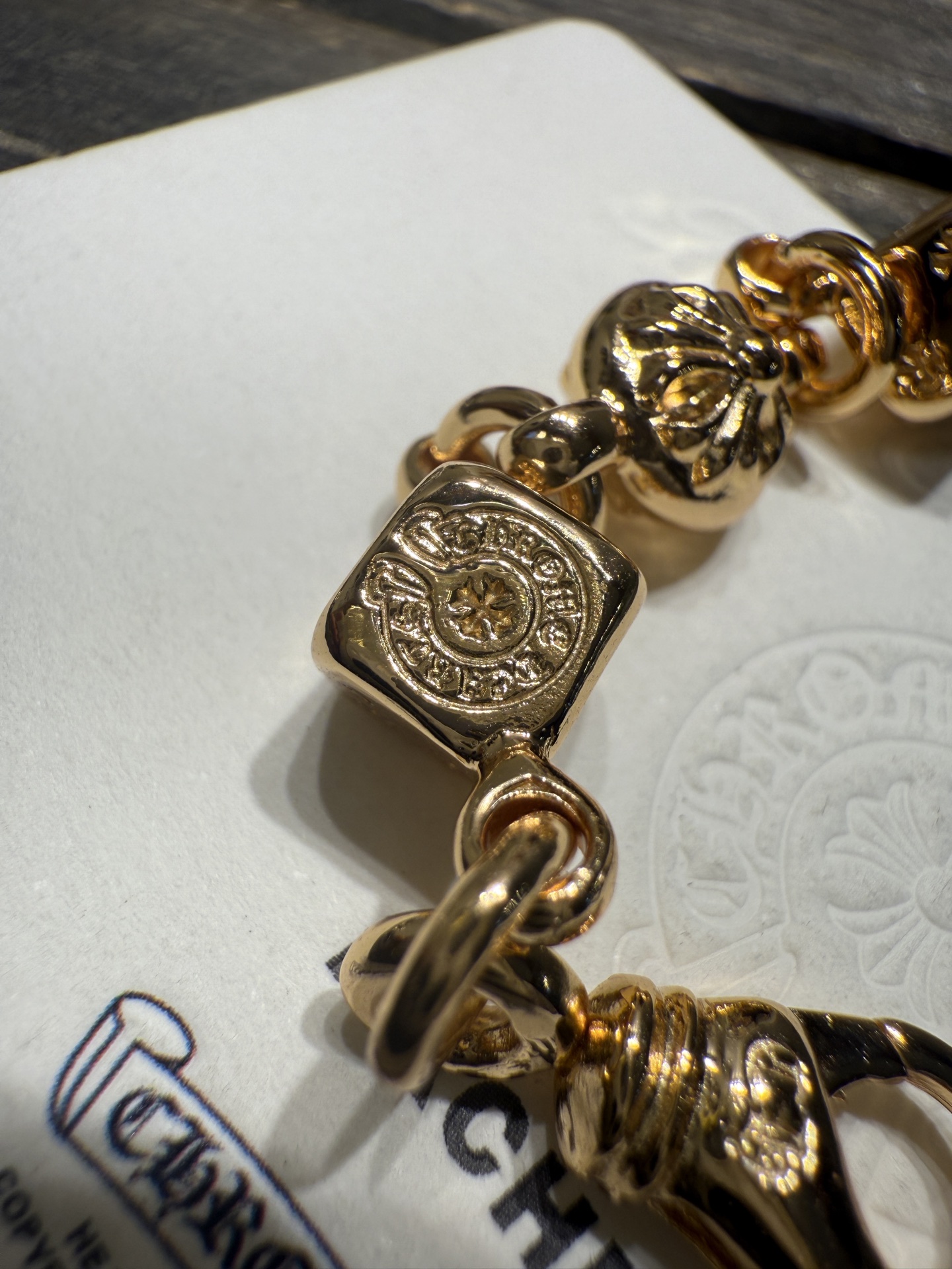 Custom Gold-Plated Diamond Setting, Bracelet Bangle