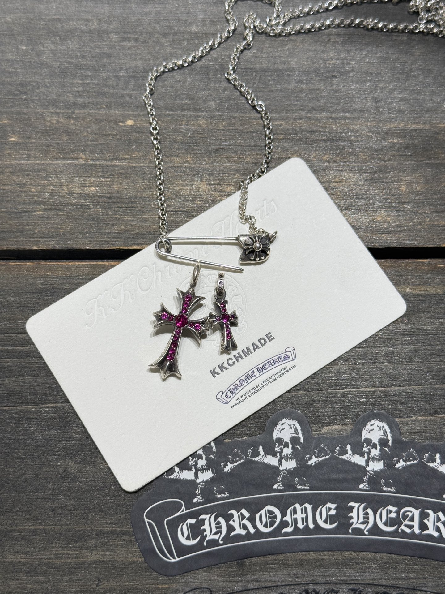 Necklace Pendant, 925 Silver Diamond Custom