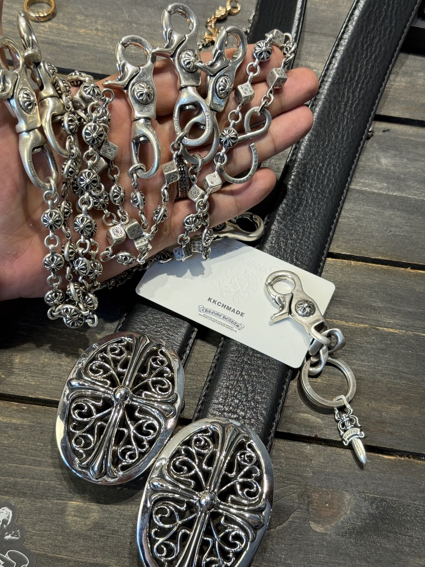 Keychain, Pants Chain, Bag Chain, Belt