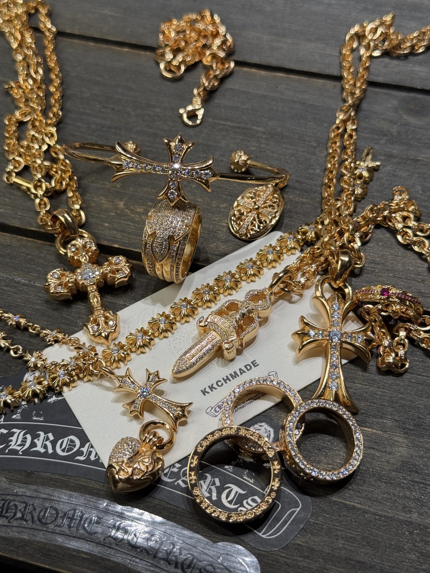Custom real photo, ring, gold-plated diamond-set customization, 22k real gold customization, necklace pendant, bracelet bangle