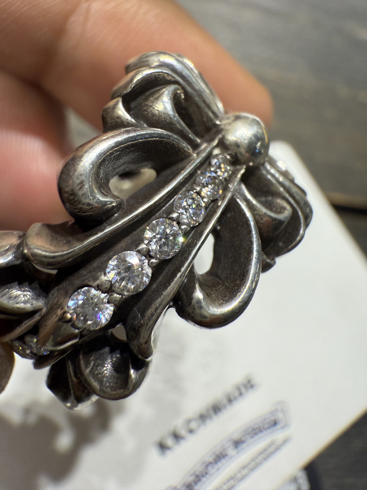Rings, 925 silver with diamond customization