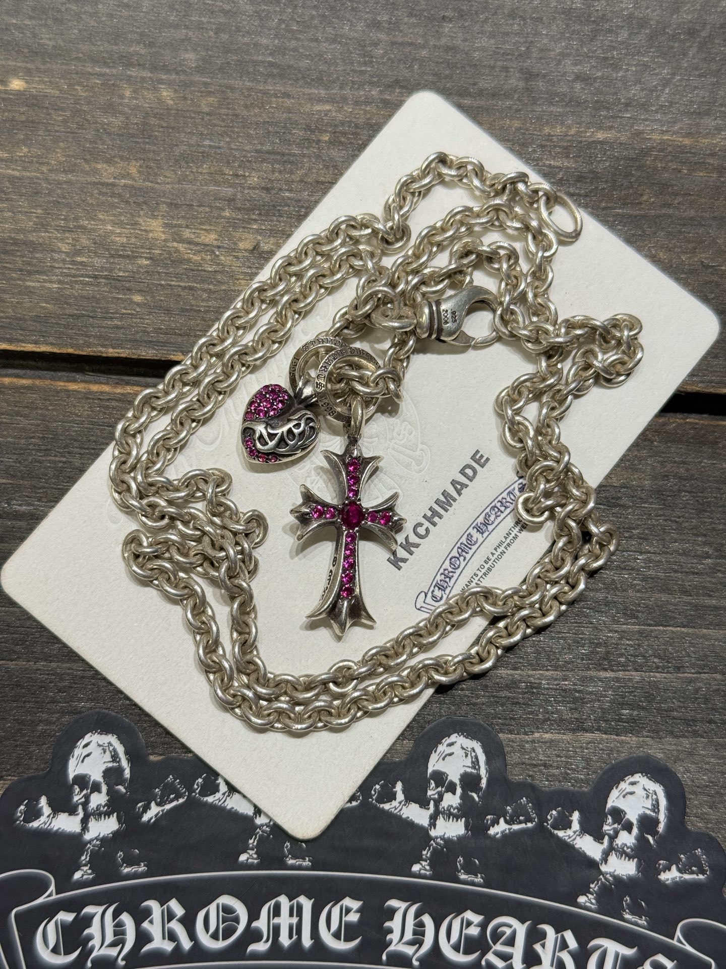 Necklace Pendant, 925 Silver Diamond Custom