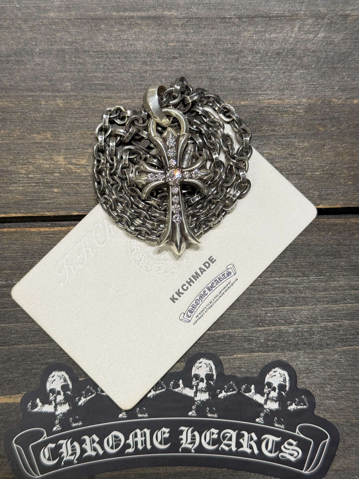 Necklace Pendant, 925 Silver Diamond Custom
