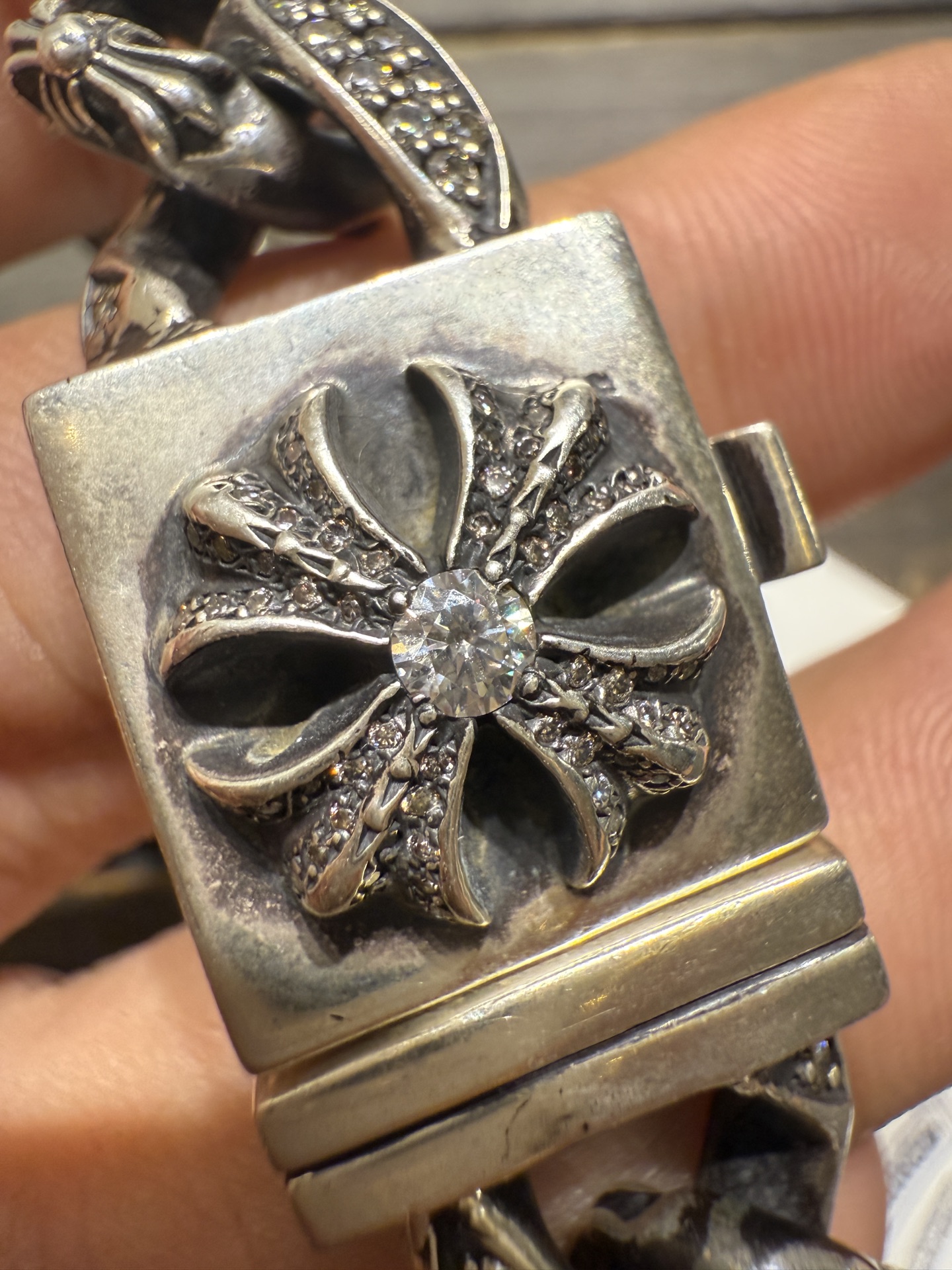 Bracelets and bangles, 925 silver with diamond customization
