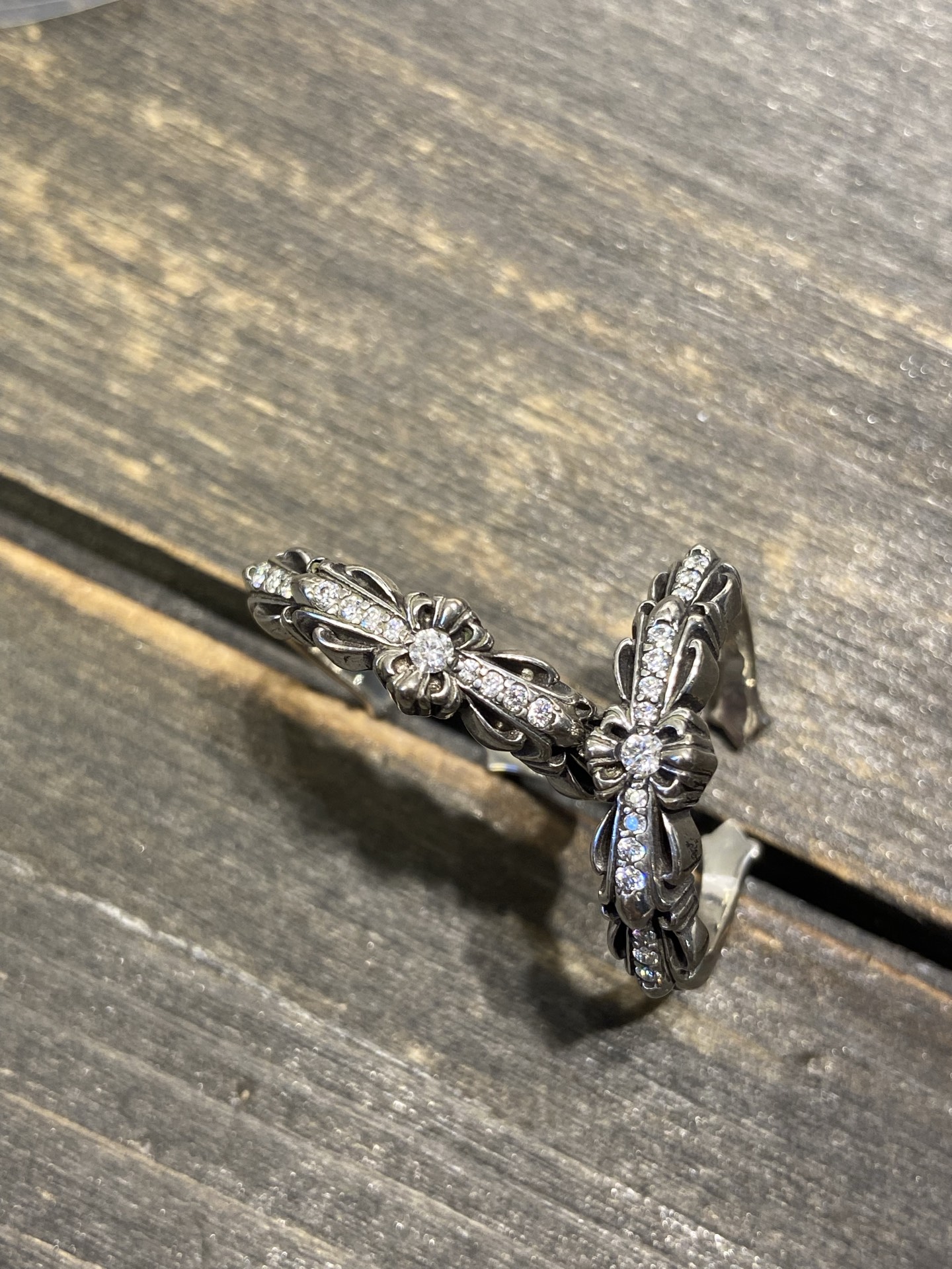Rings, 925 silver with diamond customization