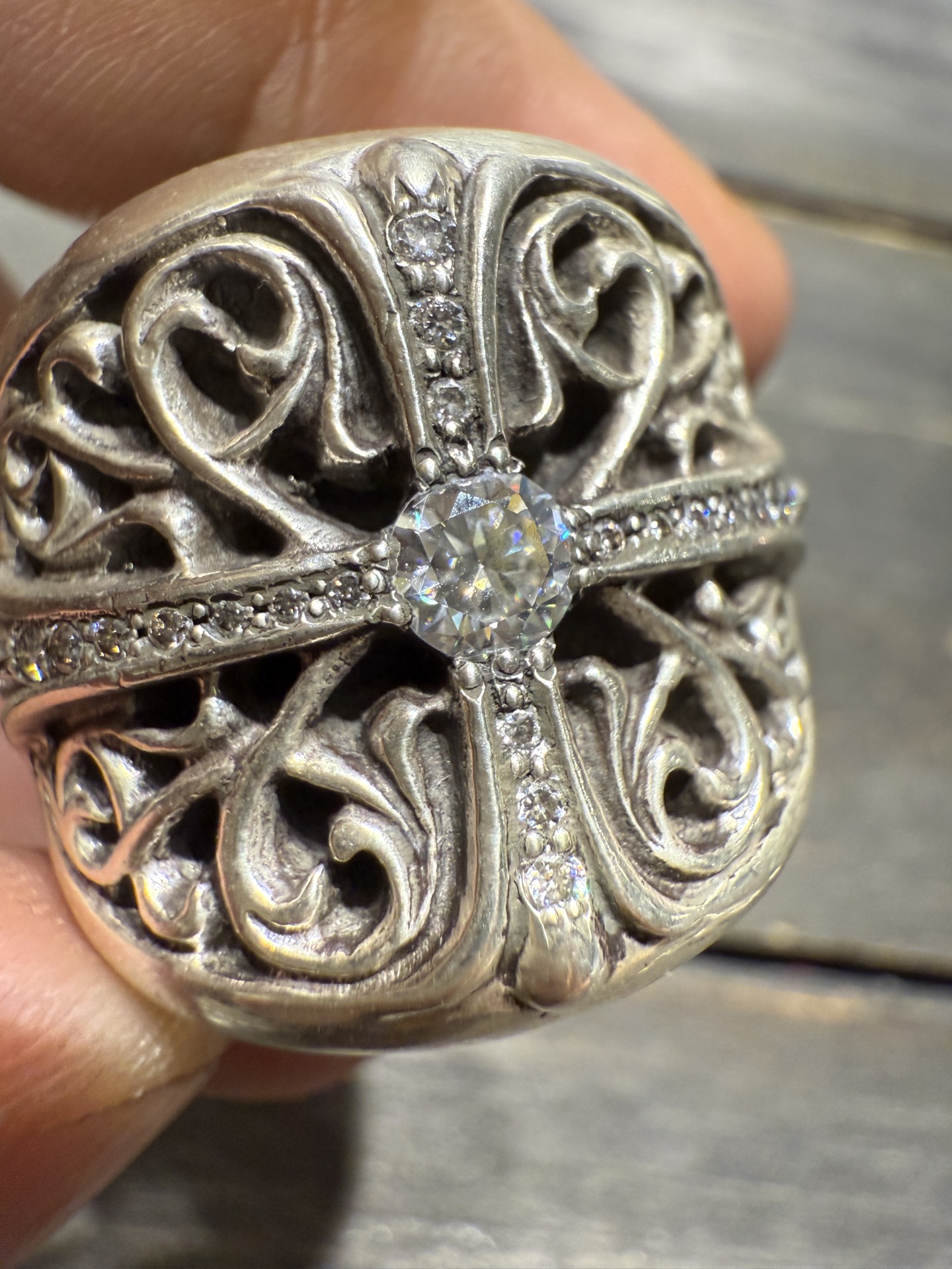 Rings, 925 silver with diamond customization