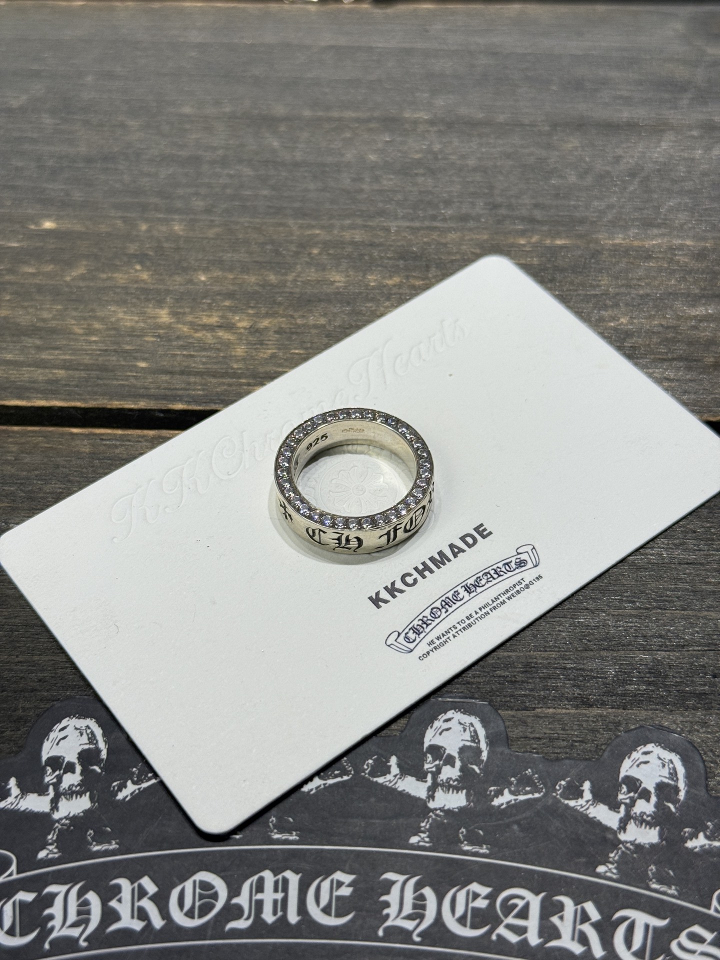Rings, 925 silver with diamond customization