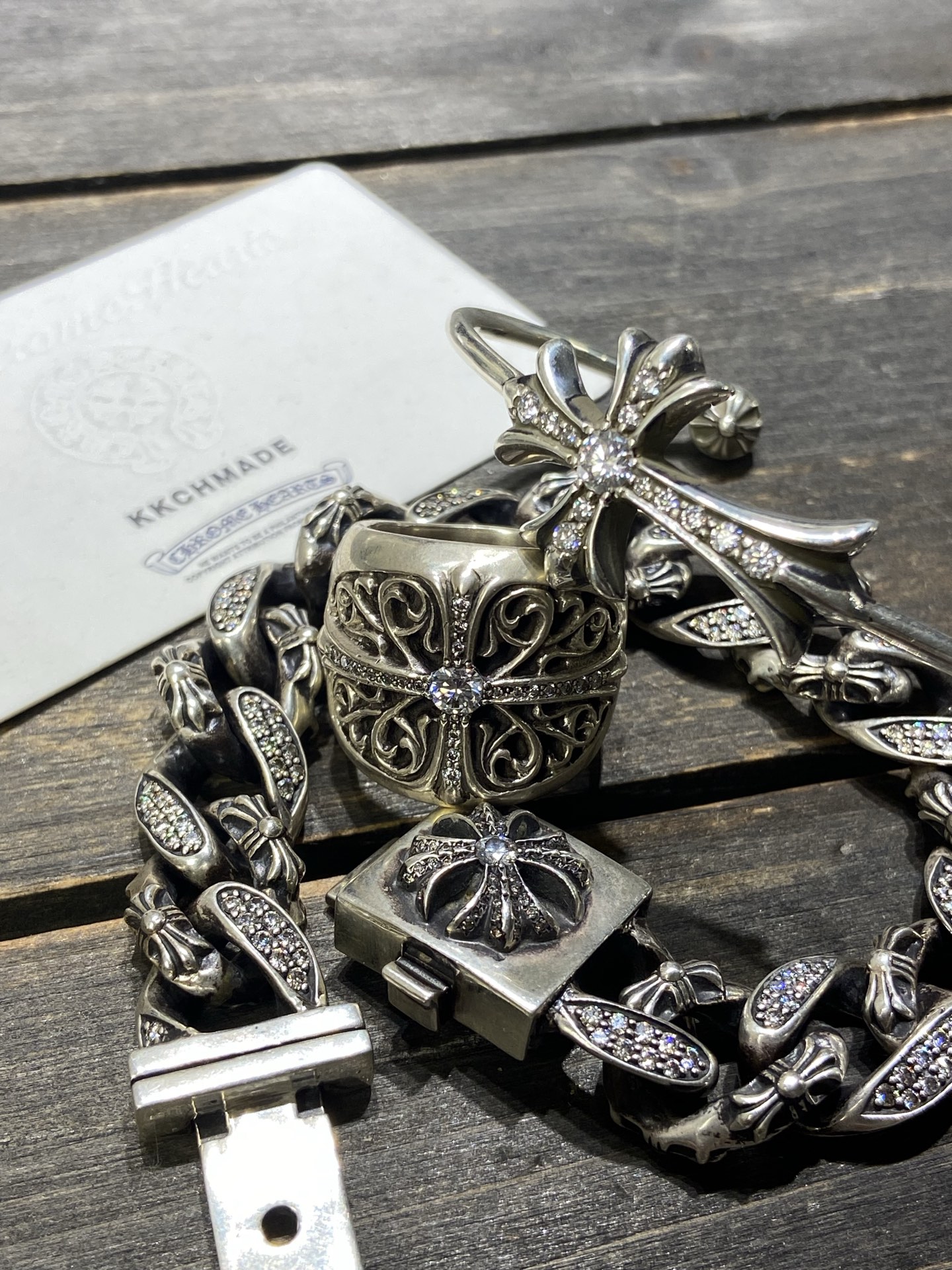 925 silver diamond custom