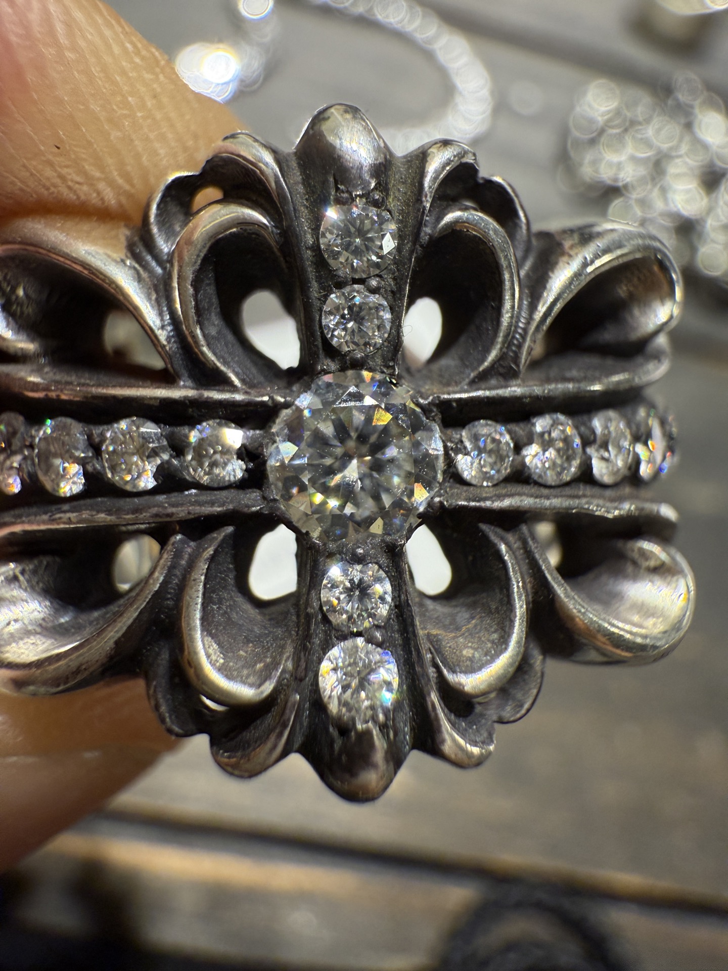 Rings, 925 silver with diamond customization