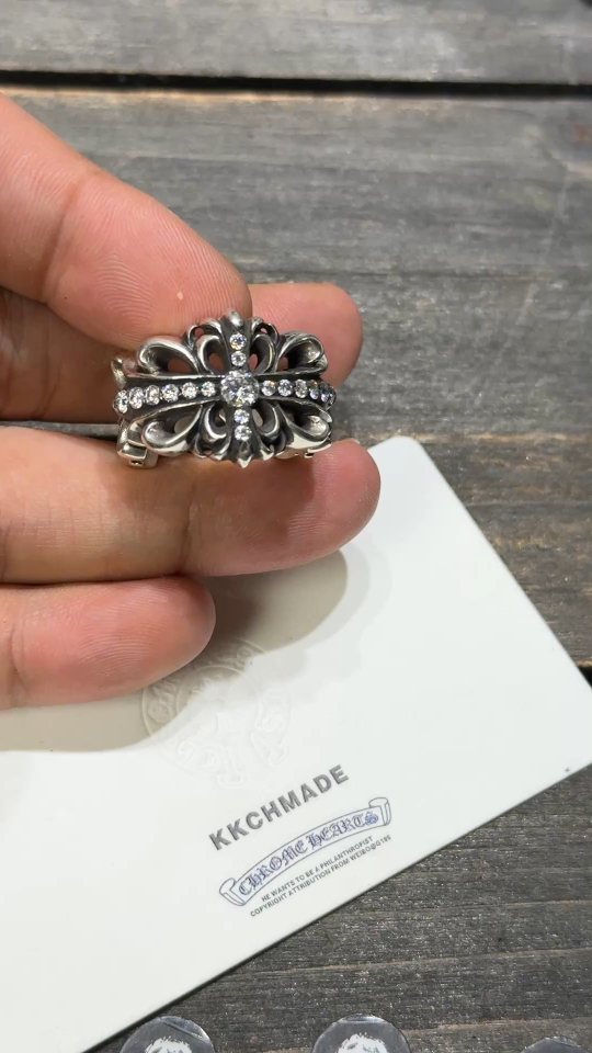 Rings, 925 silver with diamond customization