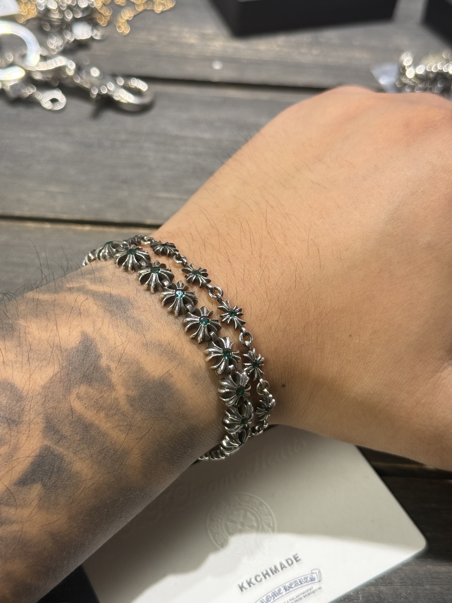 Bracelets and bangles, 925 silver with diamond customization