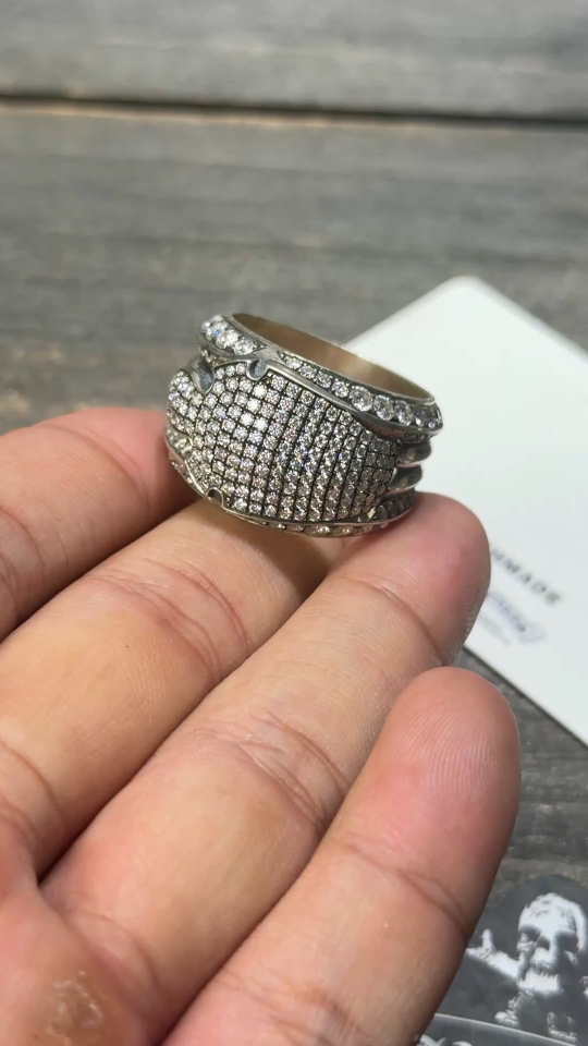 Rings, 925 silver with diamond customization