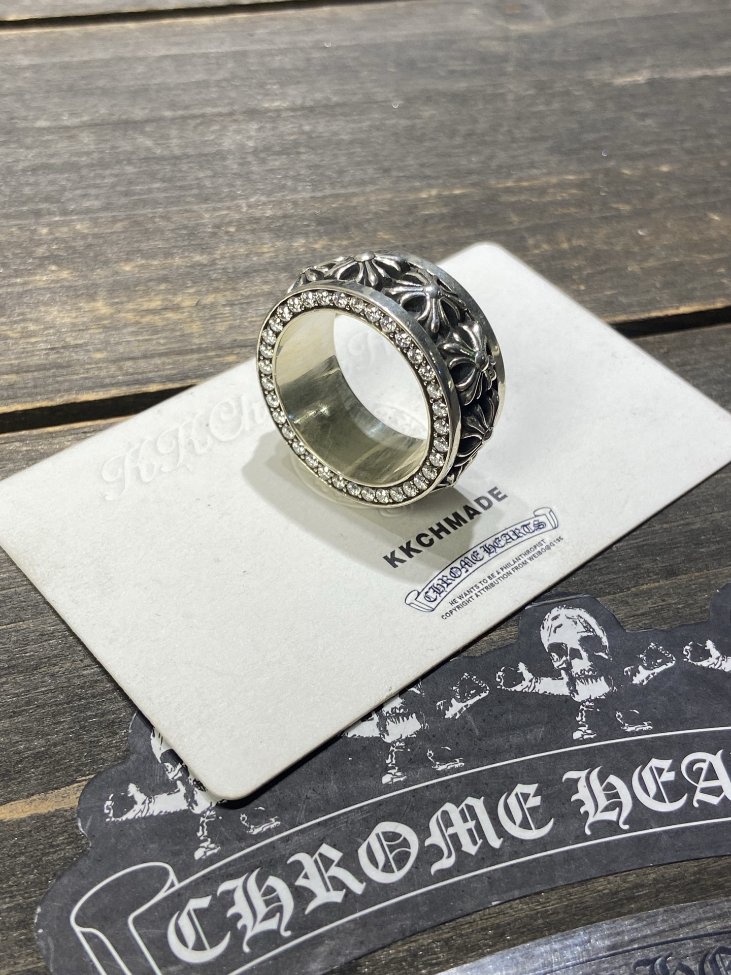 Rings, 925 silver with diamond customization