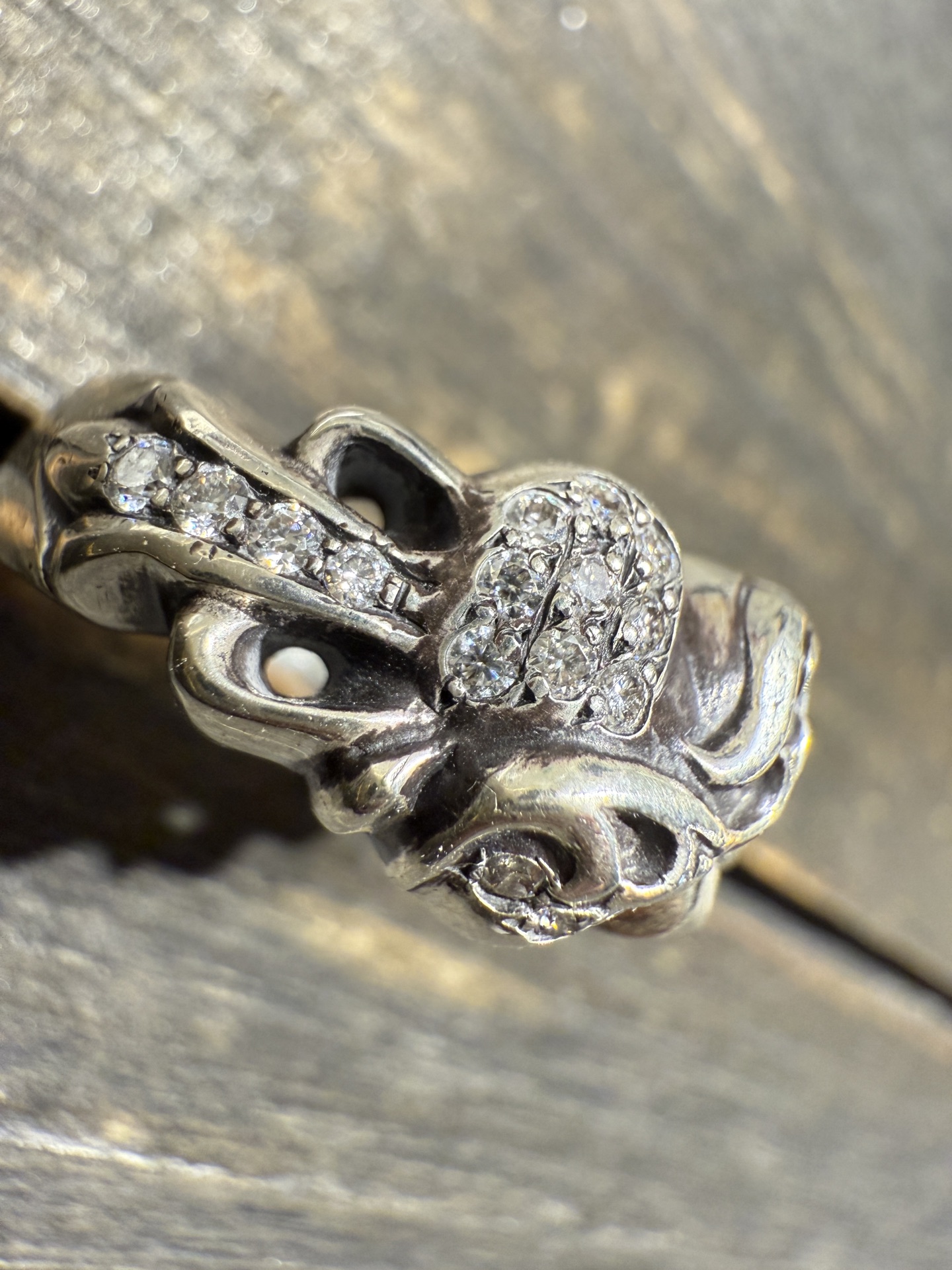 Rings, 925 silver with diamond customization