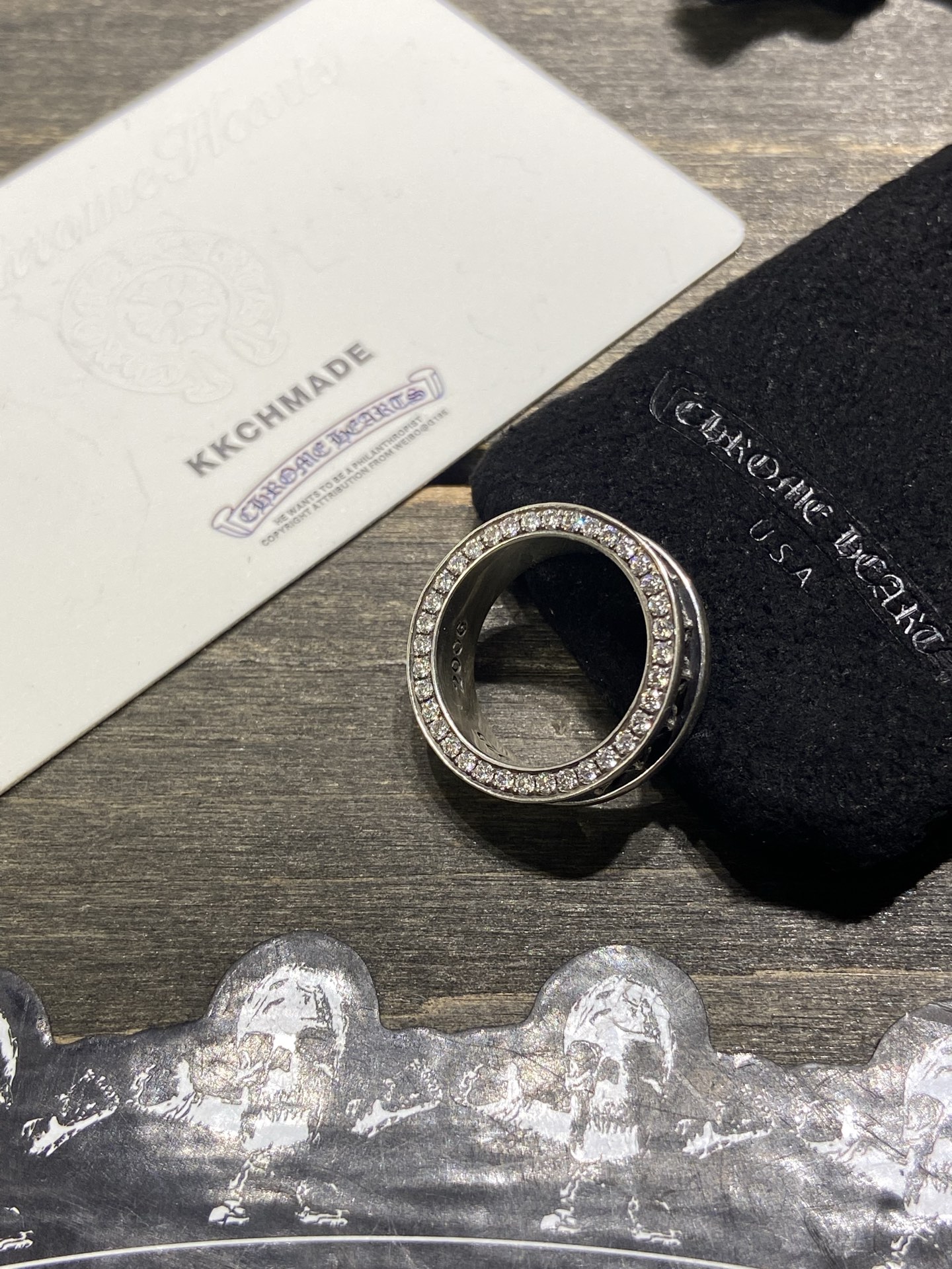 Rings, 925 silver with diamond customization