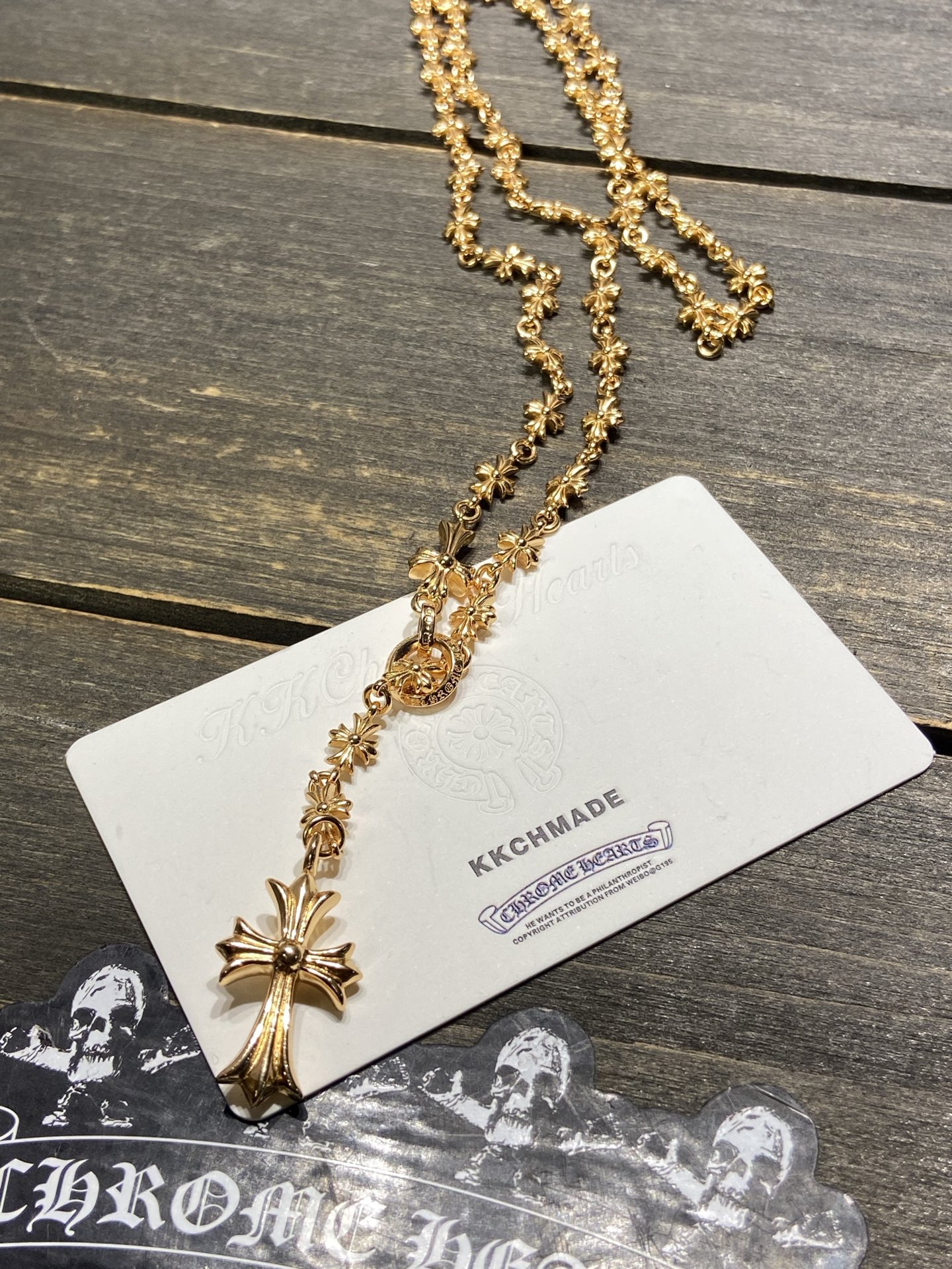 Custom Gold-Plated Diamond Setting, Necklace Pendant