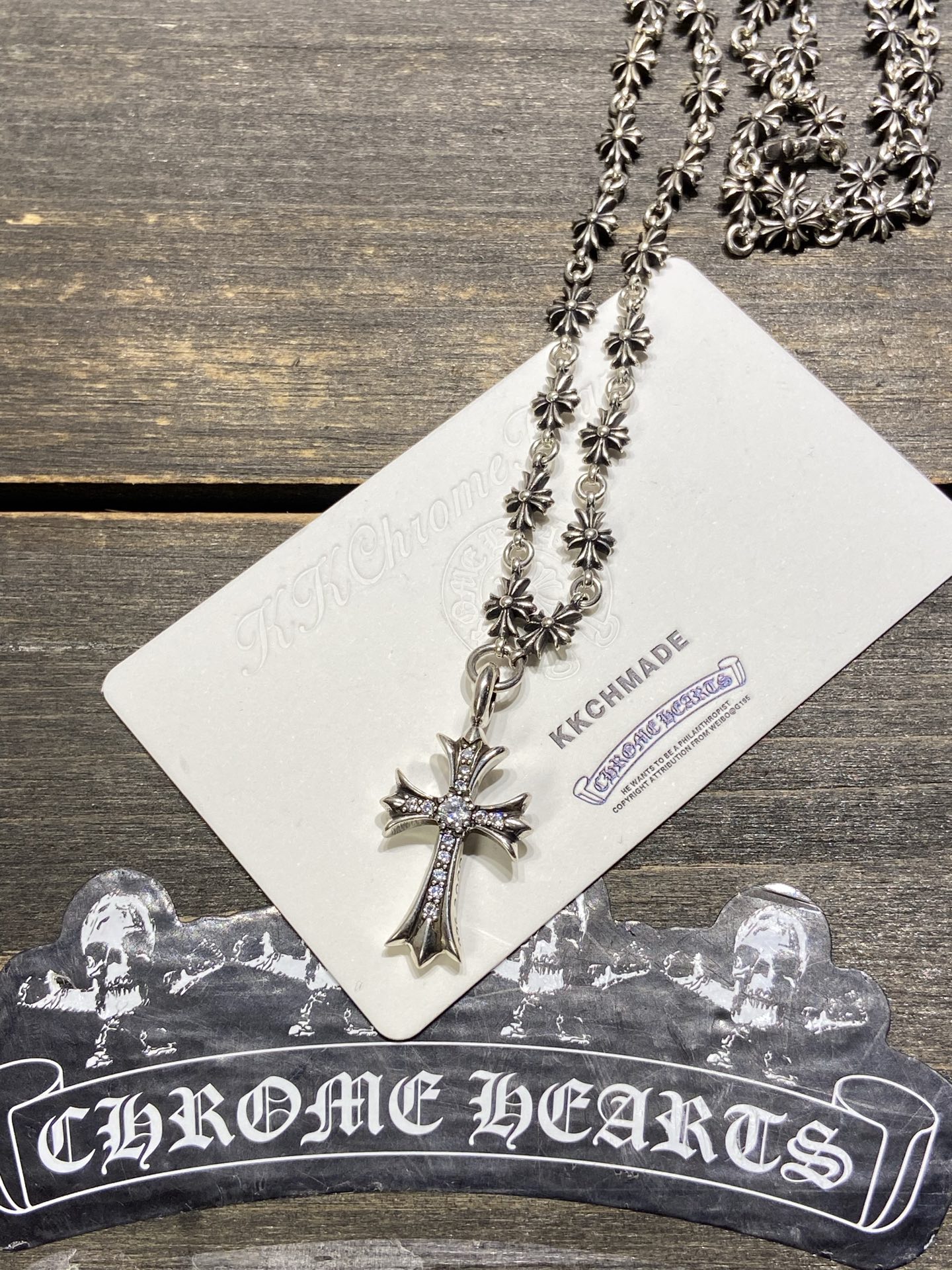 Necklace Pendant, 925 Silver Diamond Custom