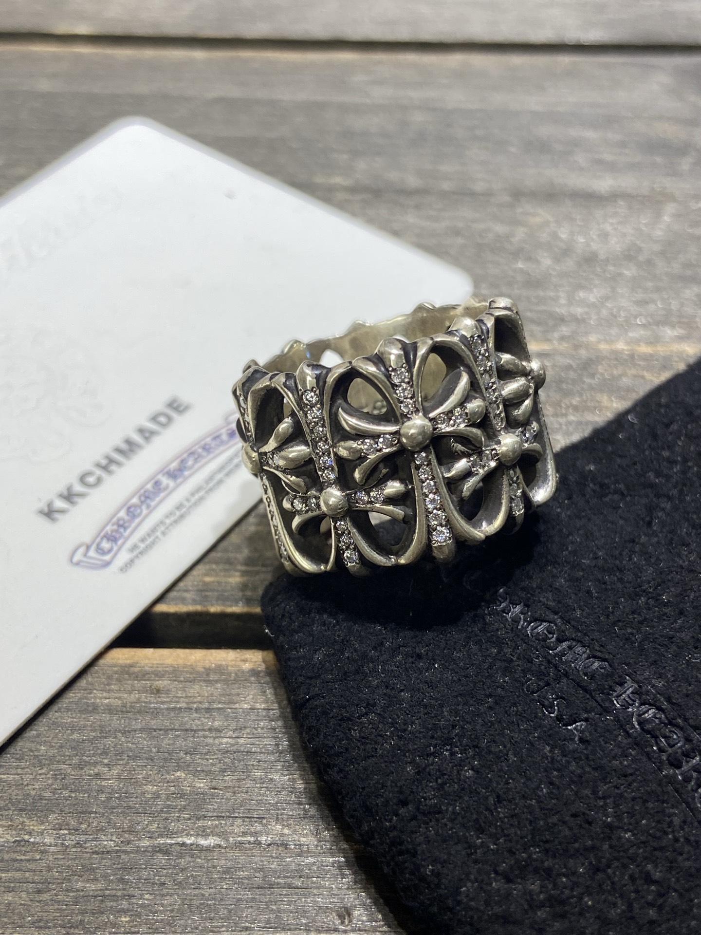 Rings, 925 silver with diamond customization