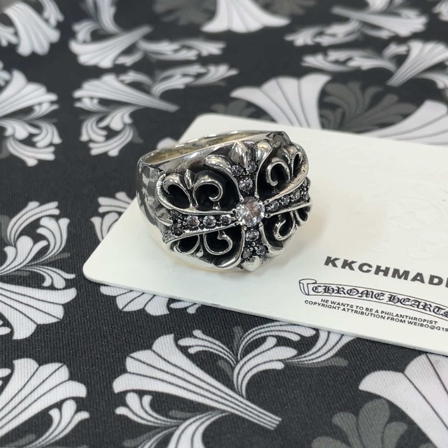 Rings, 925 silver with diamond customization