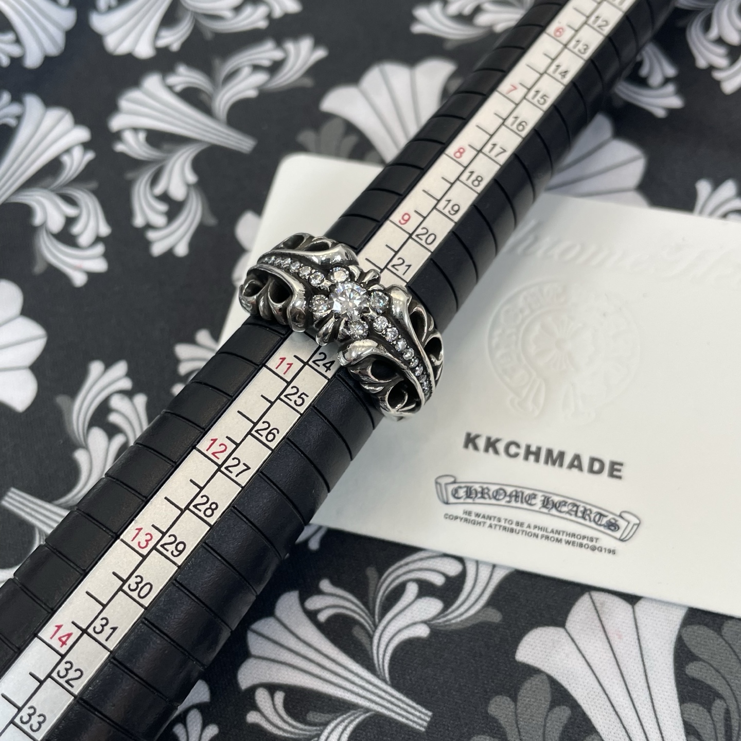 Rings, 925 silver with diamond customization