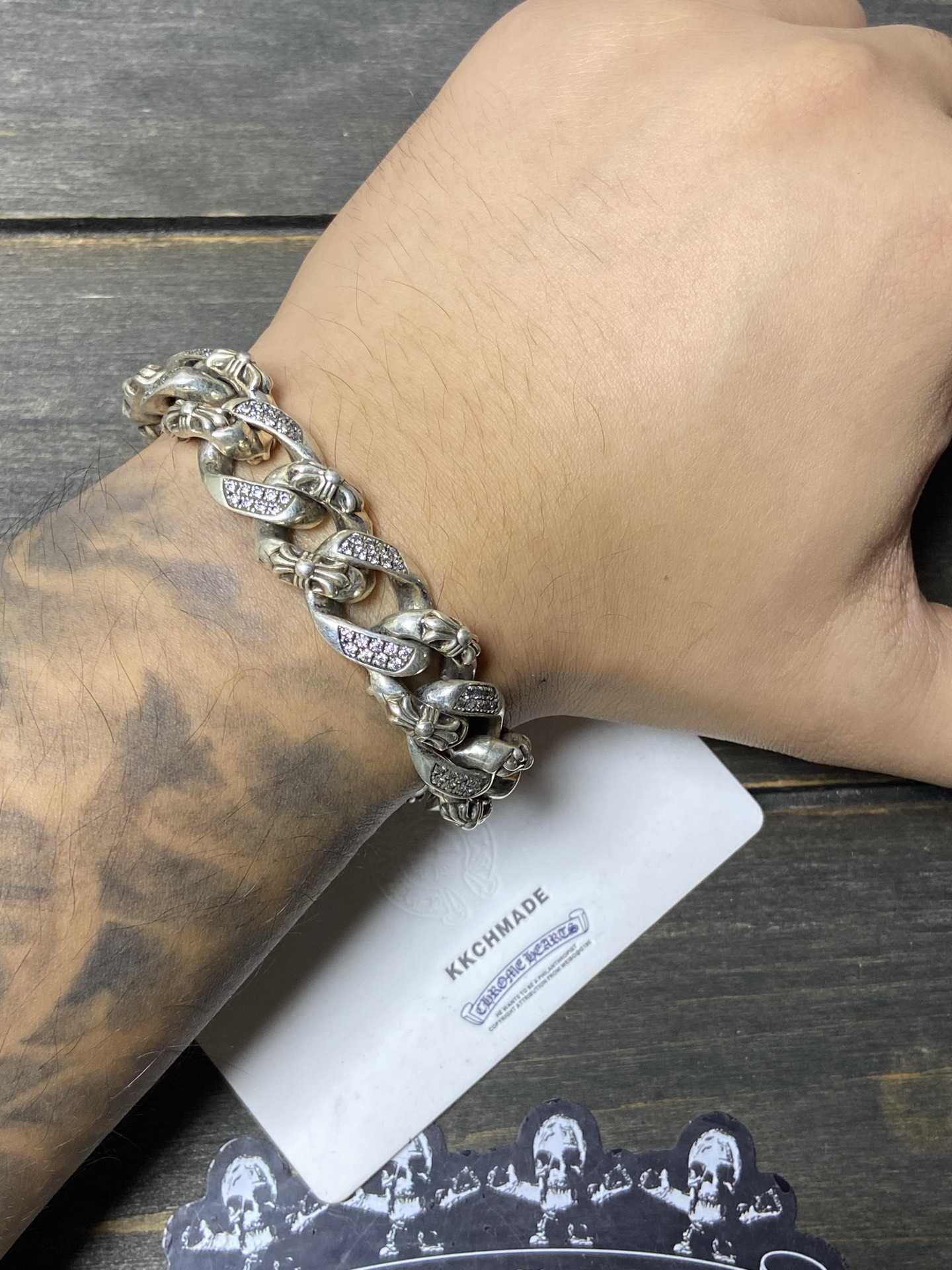 Bracelets and bangles, 925 silver with diamond customization
