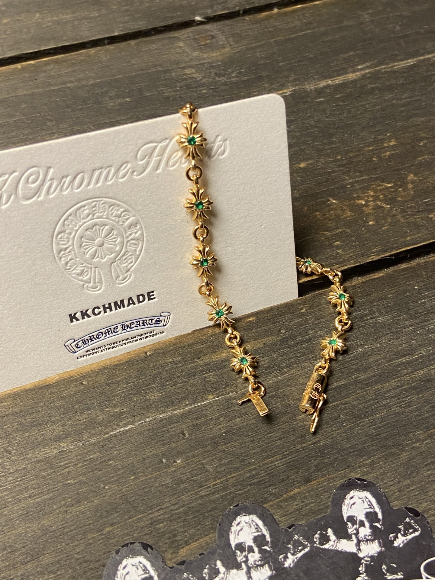 Custom Gold-Plated Diamond Setting, Bracelet Bangle