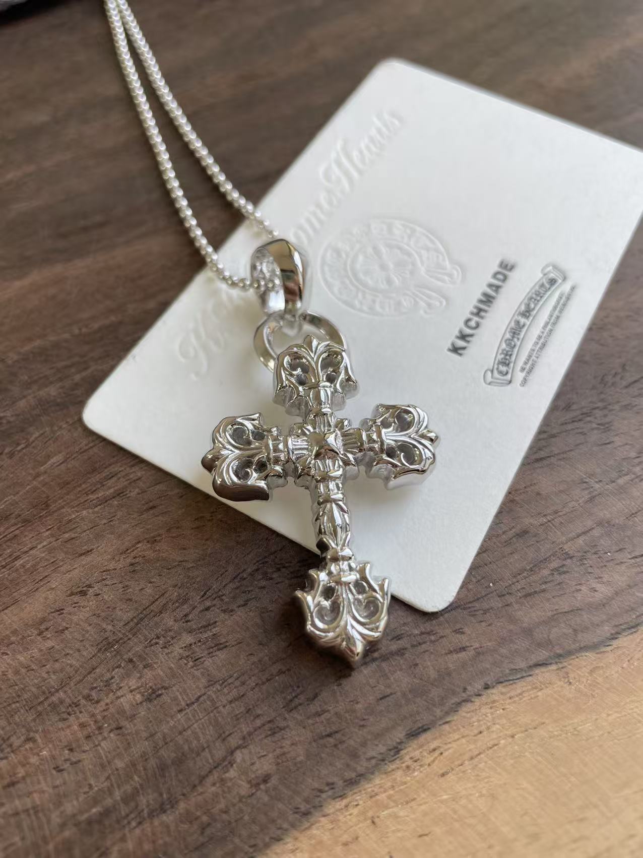 Custom Gold-Plated Diamond Setting, Necklace Pendant