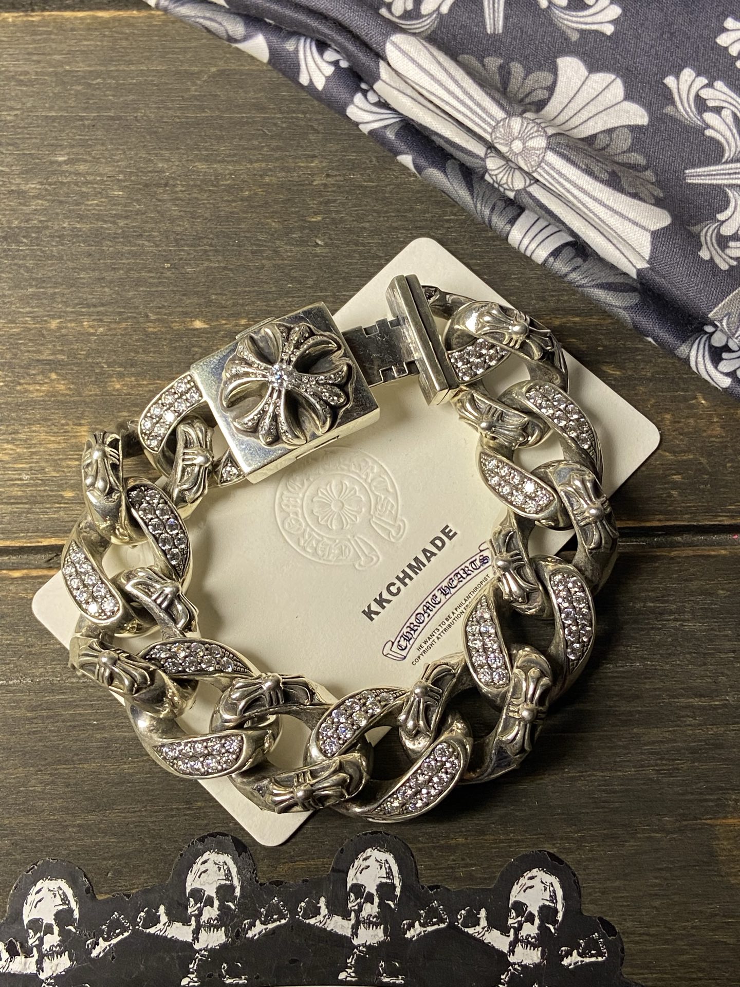 Bracelets and bangles, 925 silver with diamond customization