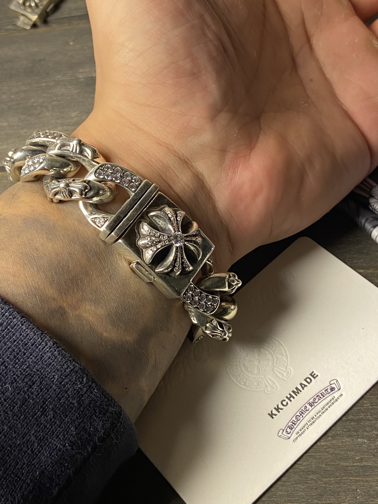 Bracelets and bangles, 925 silver with diamond customization