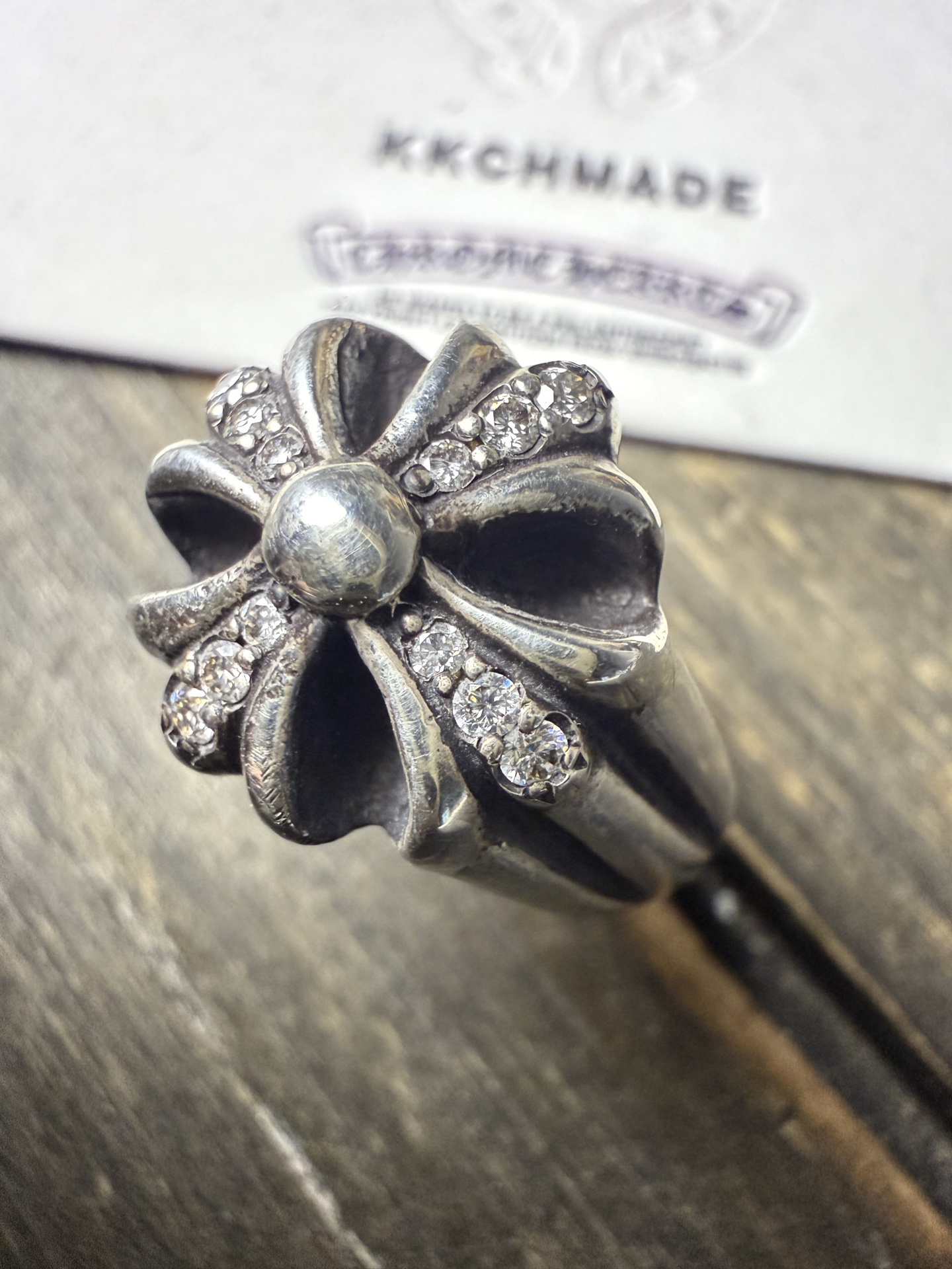 Rings, 925 silver with diamond customization