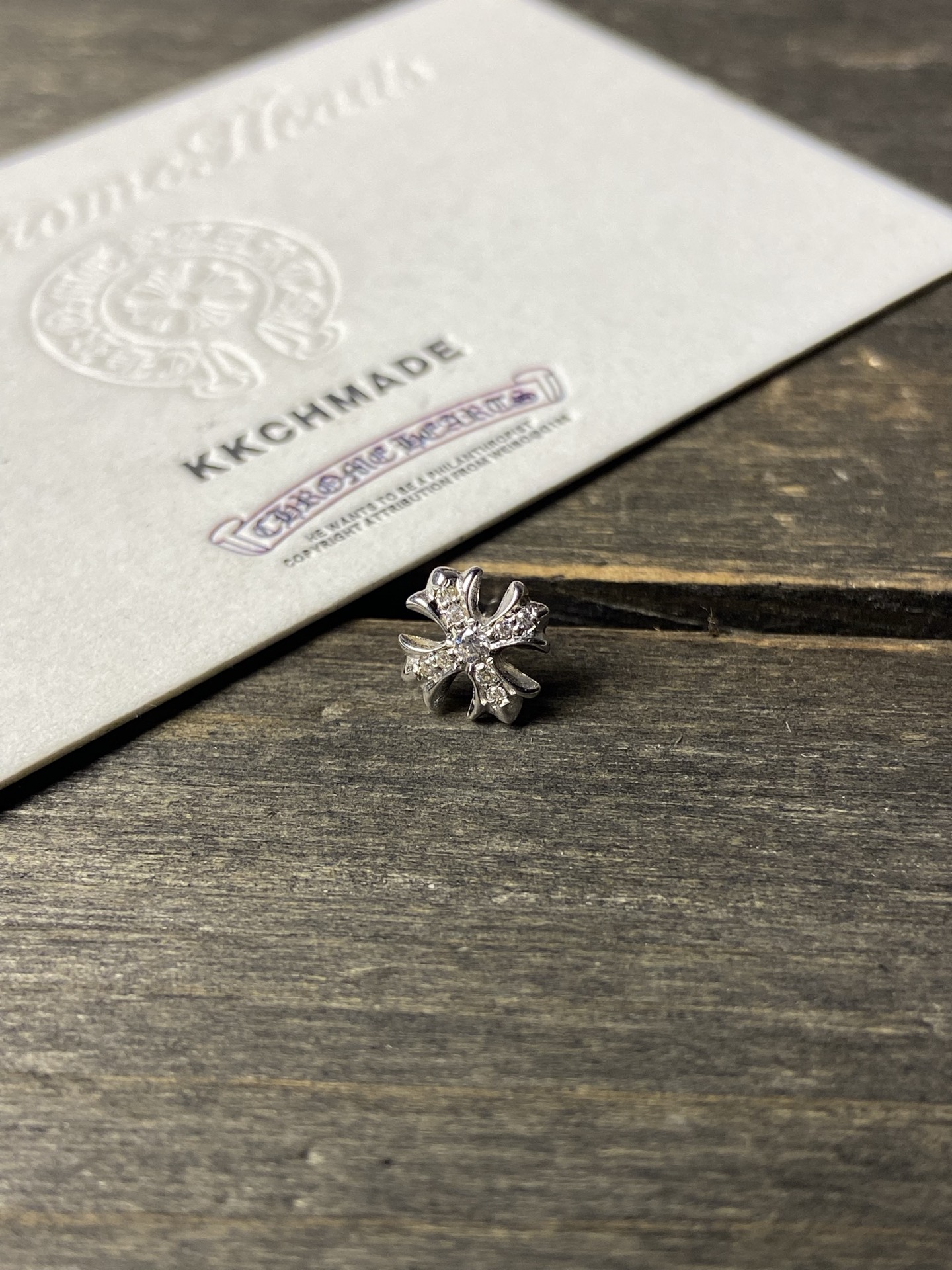 Earrings, Gold-Plated Diamond Custom