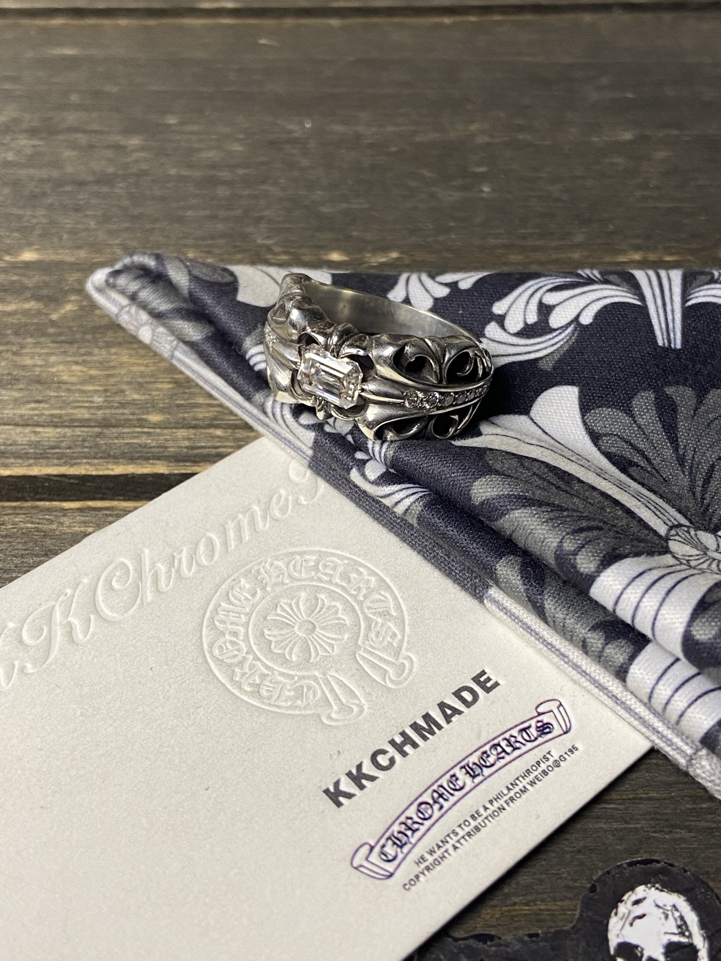 Rings, 925 silver with diamond customization