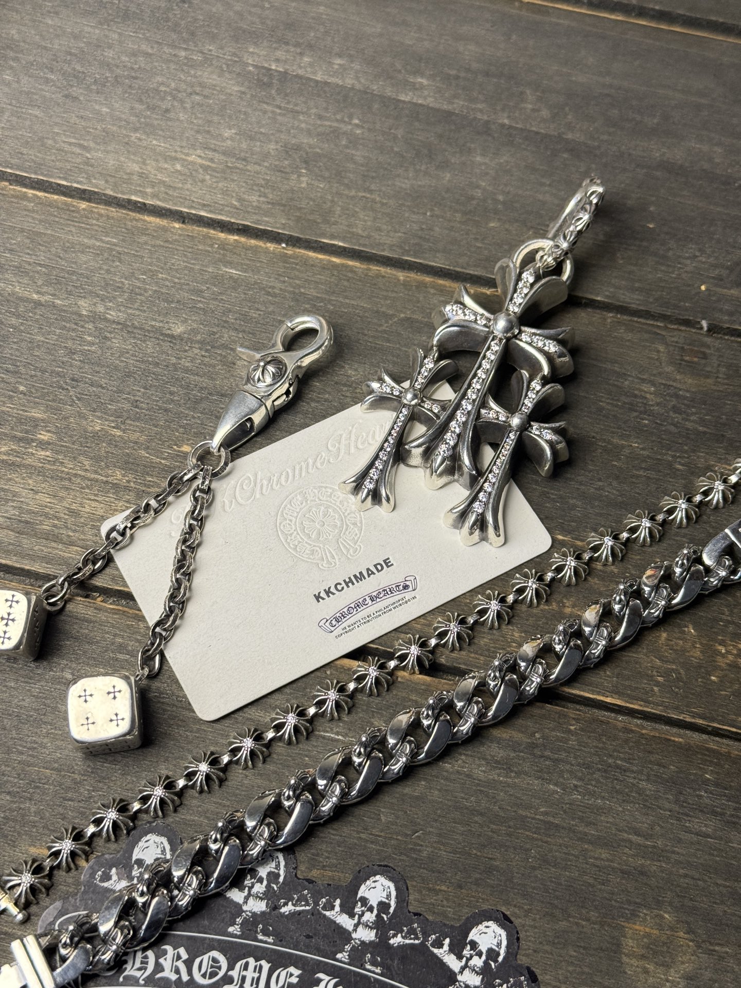 Custom Order Real Shot, 925 Silver Diamond Custom