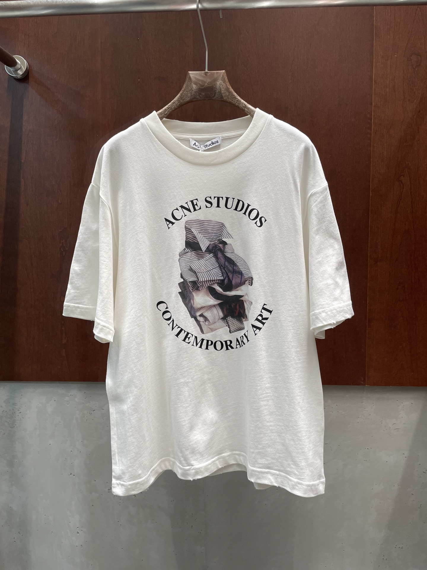 NO:753344,acn* 2026 spring and summer new T-shirt digital printing cotton fabric yb customized sml p real shot,,tees,t-shirt,19860909acn* 2026春夏新款T恤 数码印花 全棉面料 yb定制 sml p实拍图,,tees，t-shirt,,Women's clothing