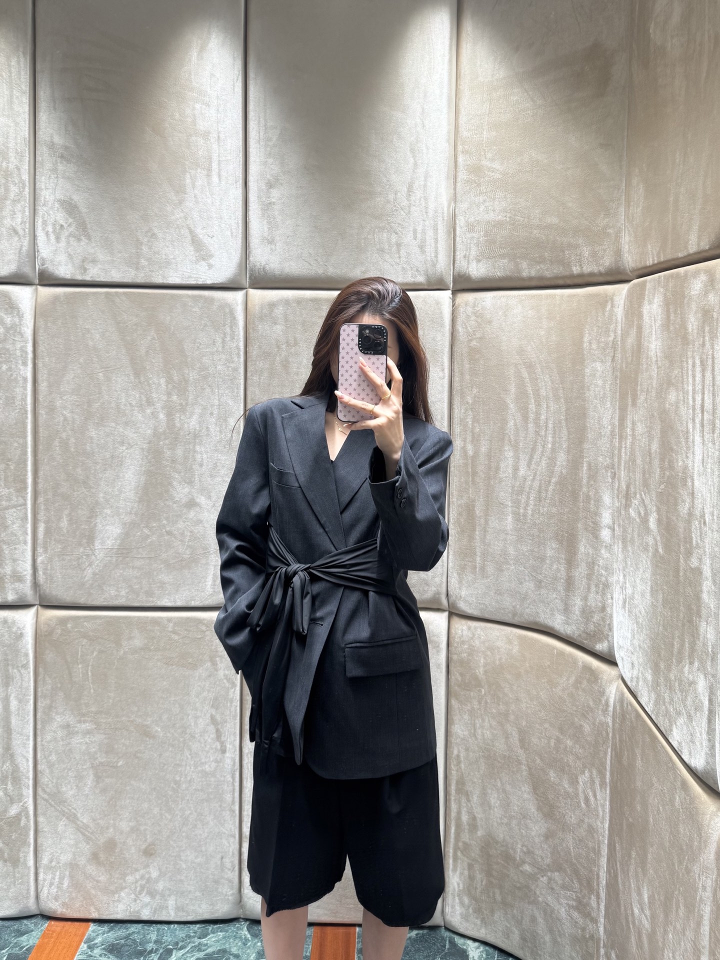 NO:759112,It also looks great with medium pants,,19860909搭中裤也可以很好看哦,,,Women's clothing