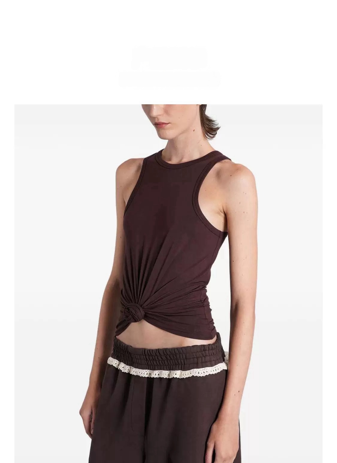 NO:794717,Magda Butrym 26ss Rose Twist Vest is a retro and modern killer item. It has a sharp aesthetic and is too lethal. sml p,,19860909Magda Butrym 26ss 玫瑰花扭结背心复古摩登绝杀单品 锋利的美感 杀伤力太强了sml p,,,Women's clothing