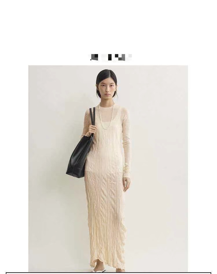 NO:902038,totem* 2026 new summer series dress with heavy craft pleat design, fashionable and casual, minimalist style, three colors and three codes, sml,,skirts,19860909totem* 2026夏季新款系列之连衣裙重工艺褶皱设计 时髦随性 极简风 三色三码 sml,,skirts,,Women's clothing