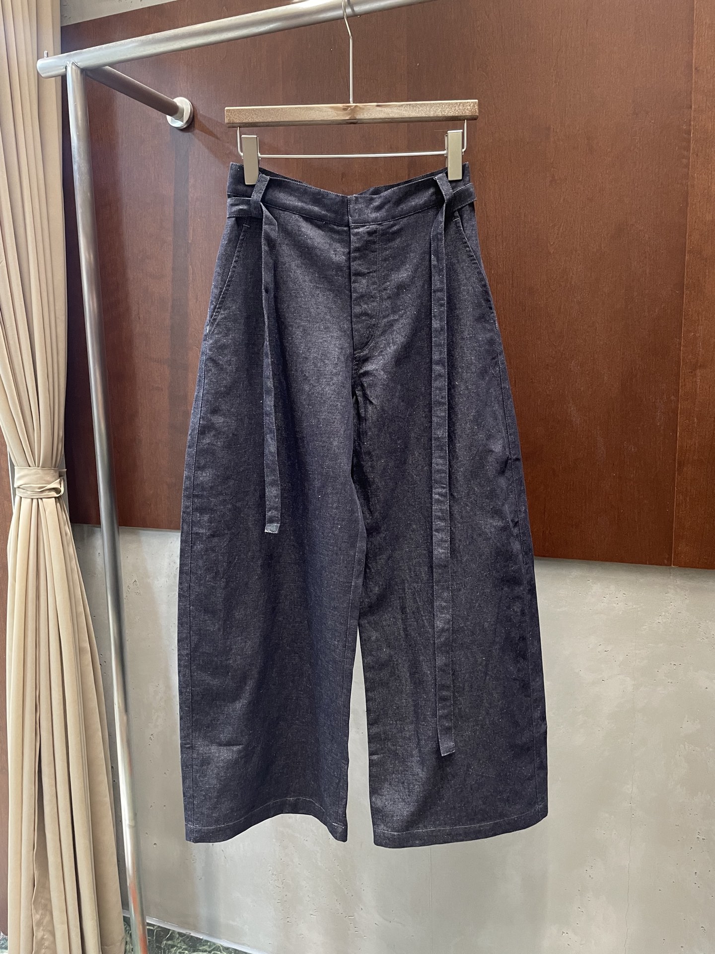 NO:902029,RA 2026 new summer belted wide-leg pants, loose, handsome and stylish sml real photos,,19860909RA 2026夏季新款腰带阔腿裤 松弛且帅气有型 sml 实拍图,,,Women's clothing