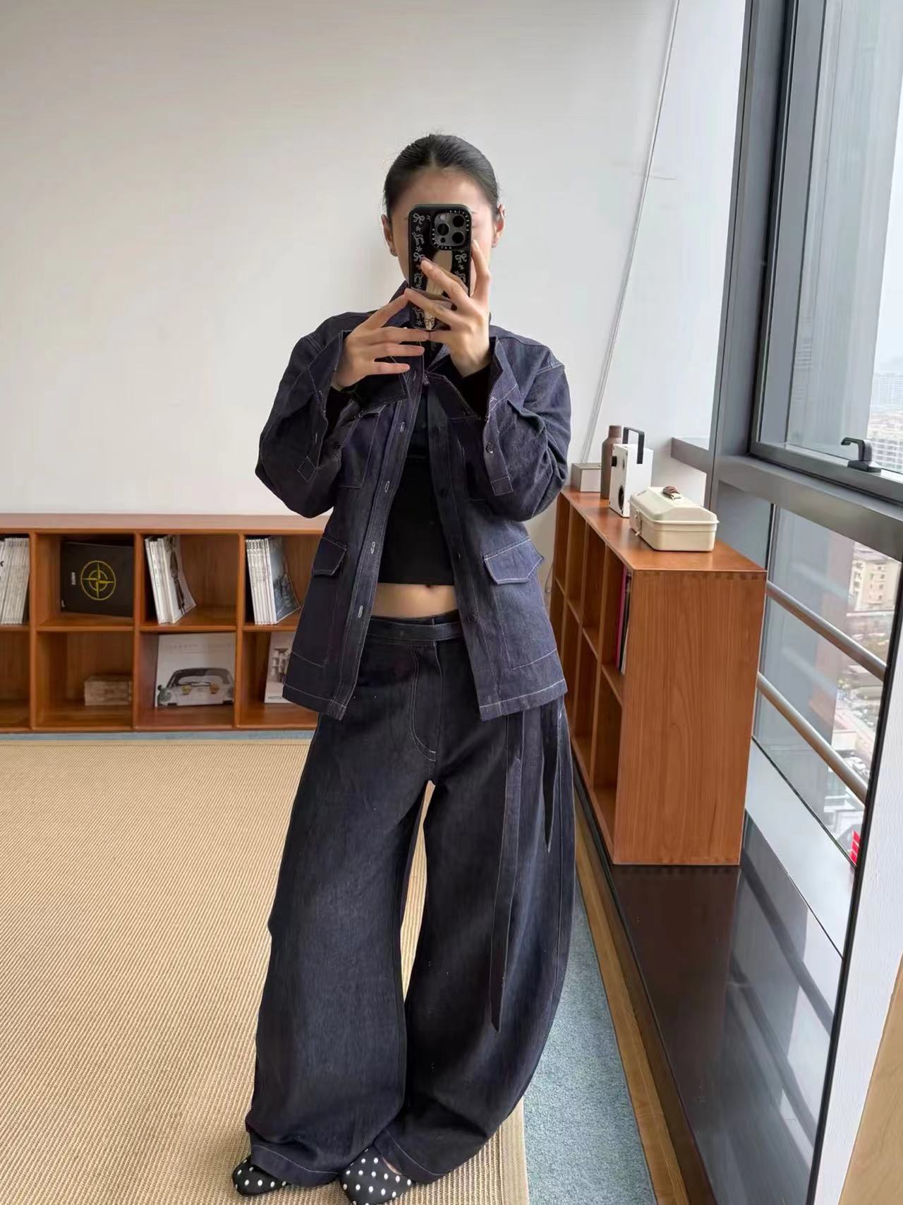 NO:902036,RA 2026 new summer belted wide-leg pants, loose, handsome and stylish sml,,19860909RA 2026夏季新款腰带阔腿裤 松弛且帅气有型 sml,,,Women's clothing